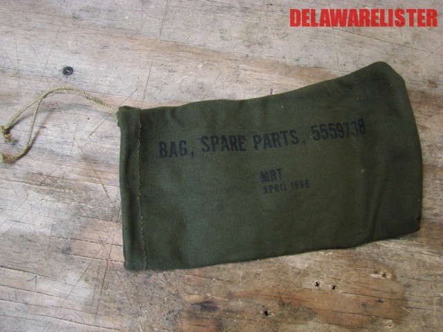 *US Army MILITARY Vietnam 1966 Spare Parts Heavy Duty OD Green Canvas Bag New