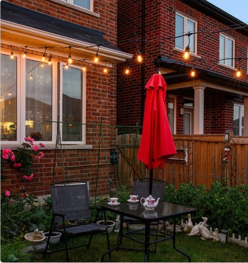 Feit Electric 48' LED Filament String Light 24 bulbs waterproof Indoor/outdoor