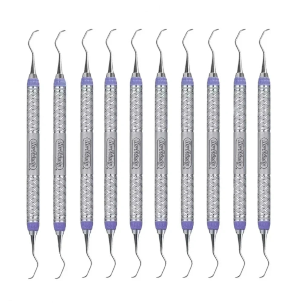 10 Pcs Hu-Friedy Columbia Curette 4R/4L Double End – SC4R/4L9E2 #9 Handle