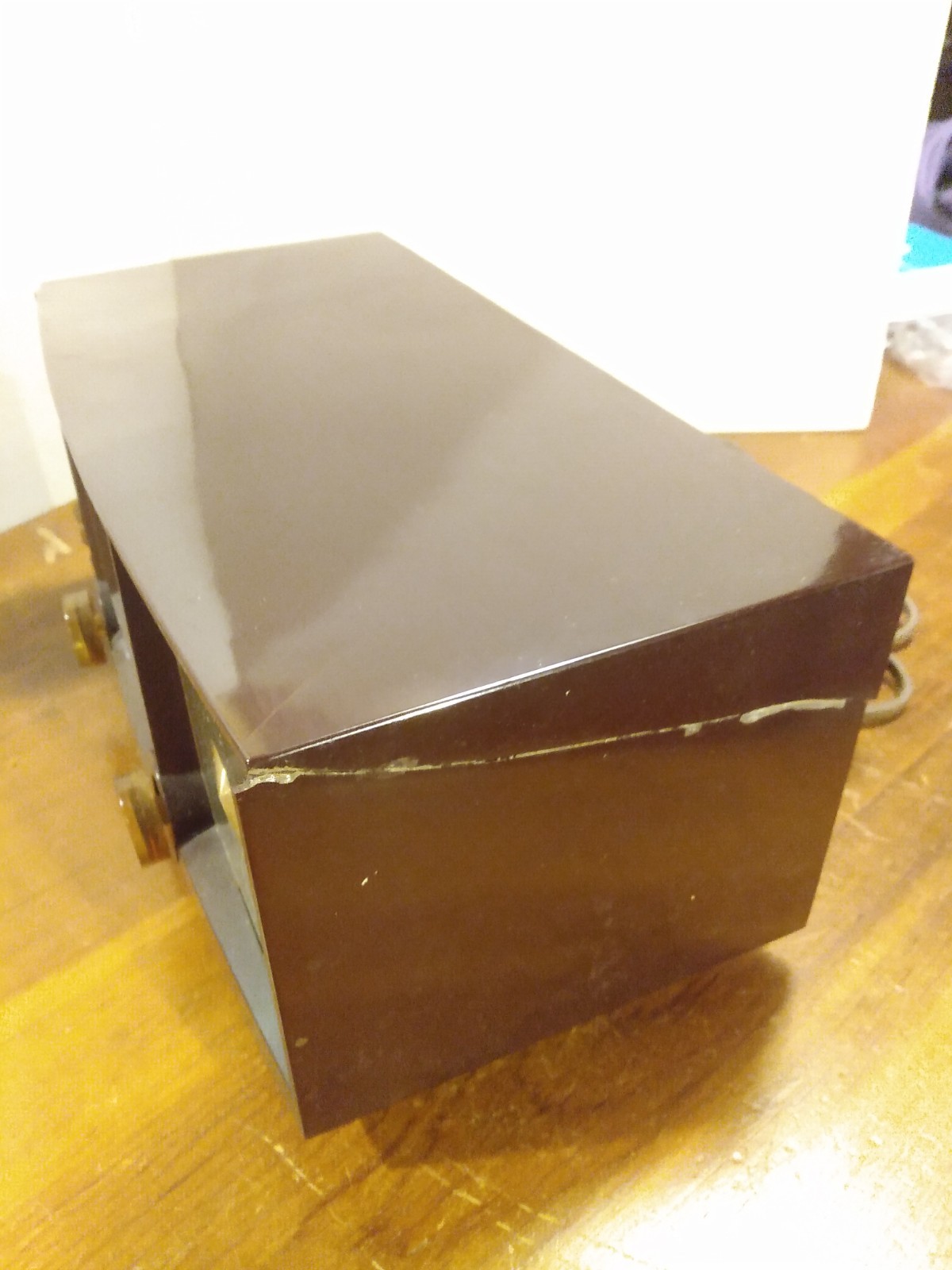 Vintage 1955 Zenith X519 AM Tube Clock Radio