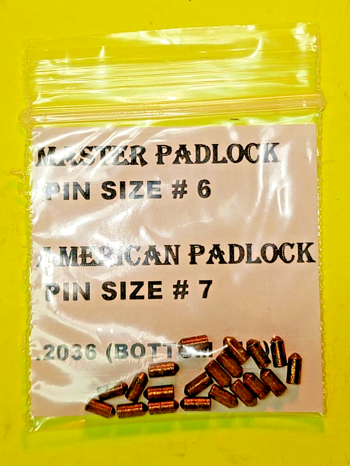 MASTER AMERICAN LOCK PADLOCK CYLINER REKEY PIN SET KIT LOT LOCKSMITH LOCK SPORT