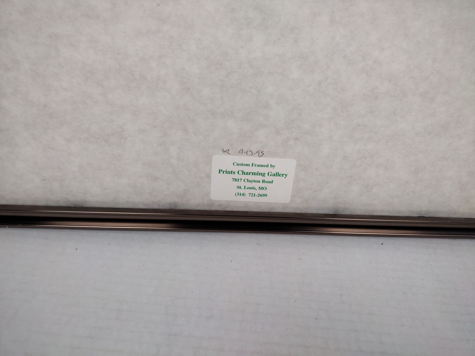 ROLLING THUNDER by ROBERT WEST Artist Signed Railroad Art 1993 Vintage Framed