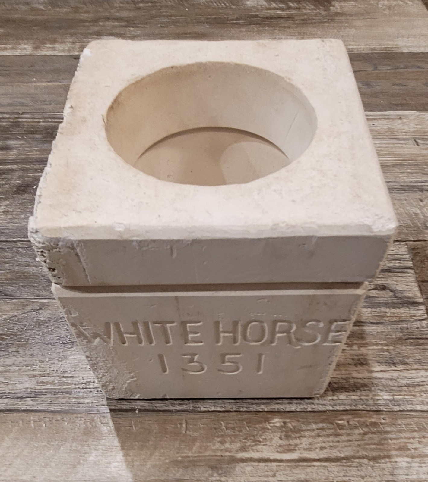 White Horse Ceramic Slip Casting Mold *Small Flower Pot* 1351
