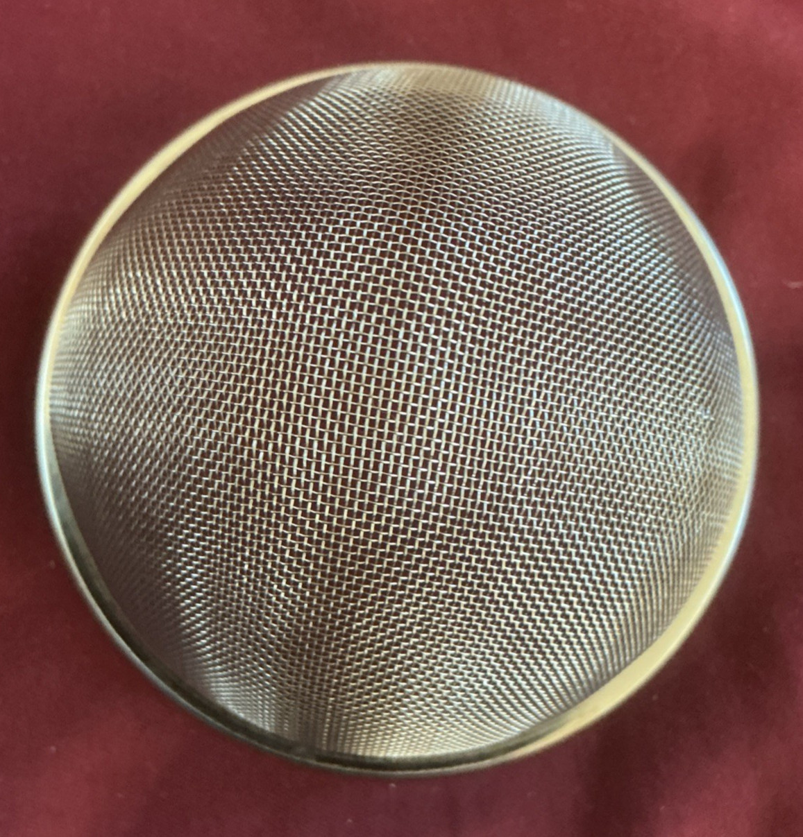 Wine Funnel Silver Plate 5" Curved Spout With Strainer Vintage