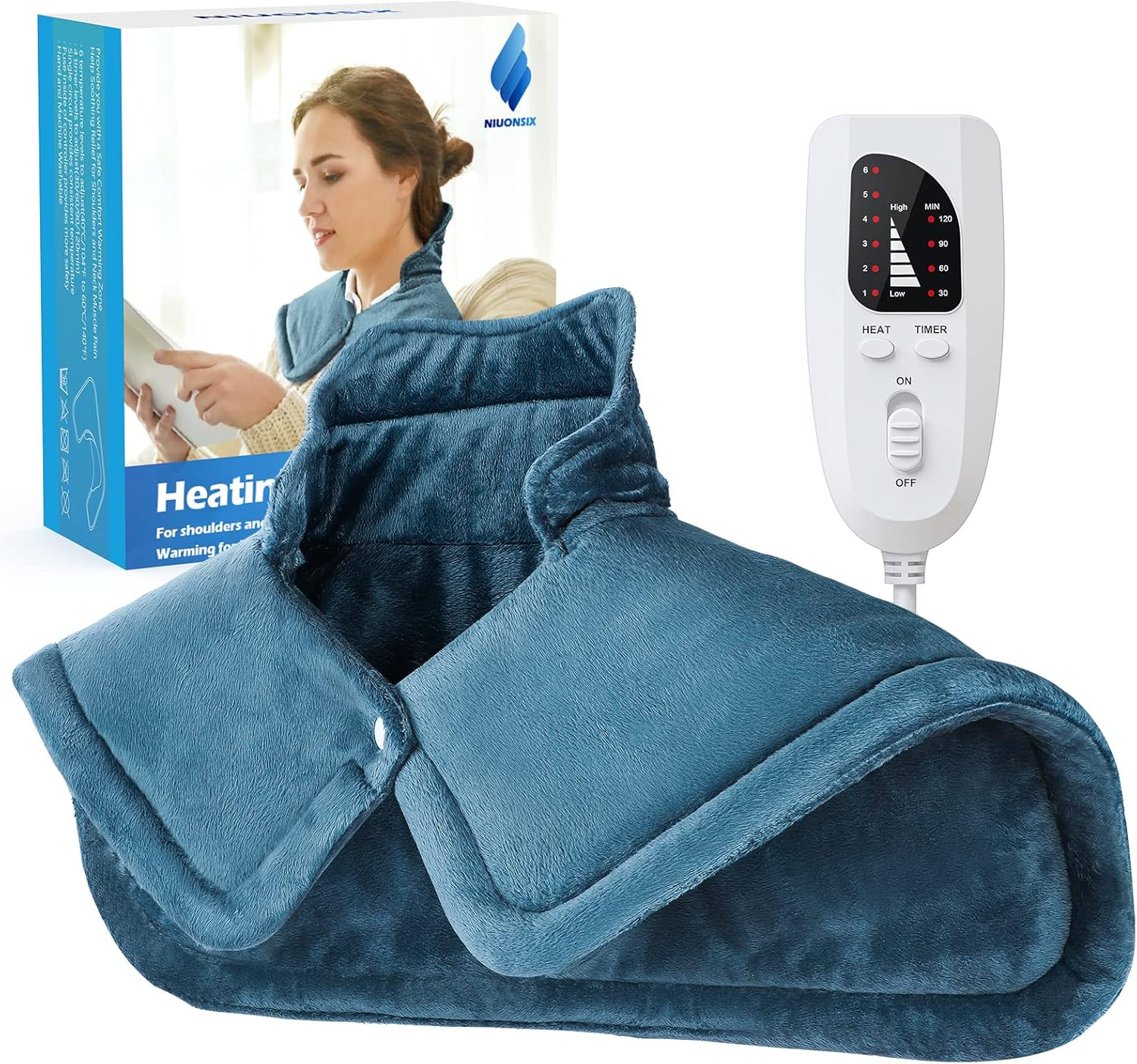Heating Pad for Neck and Shoulders,  Birthday Gifts for Women Mom Wife Her Men H