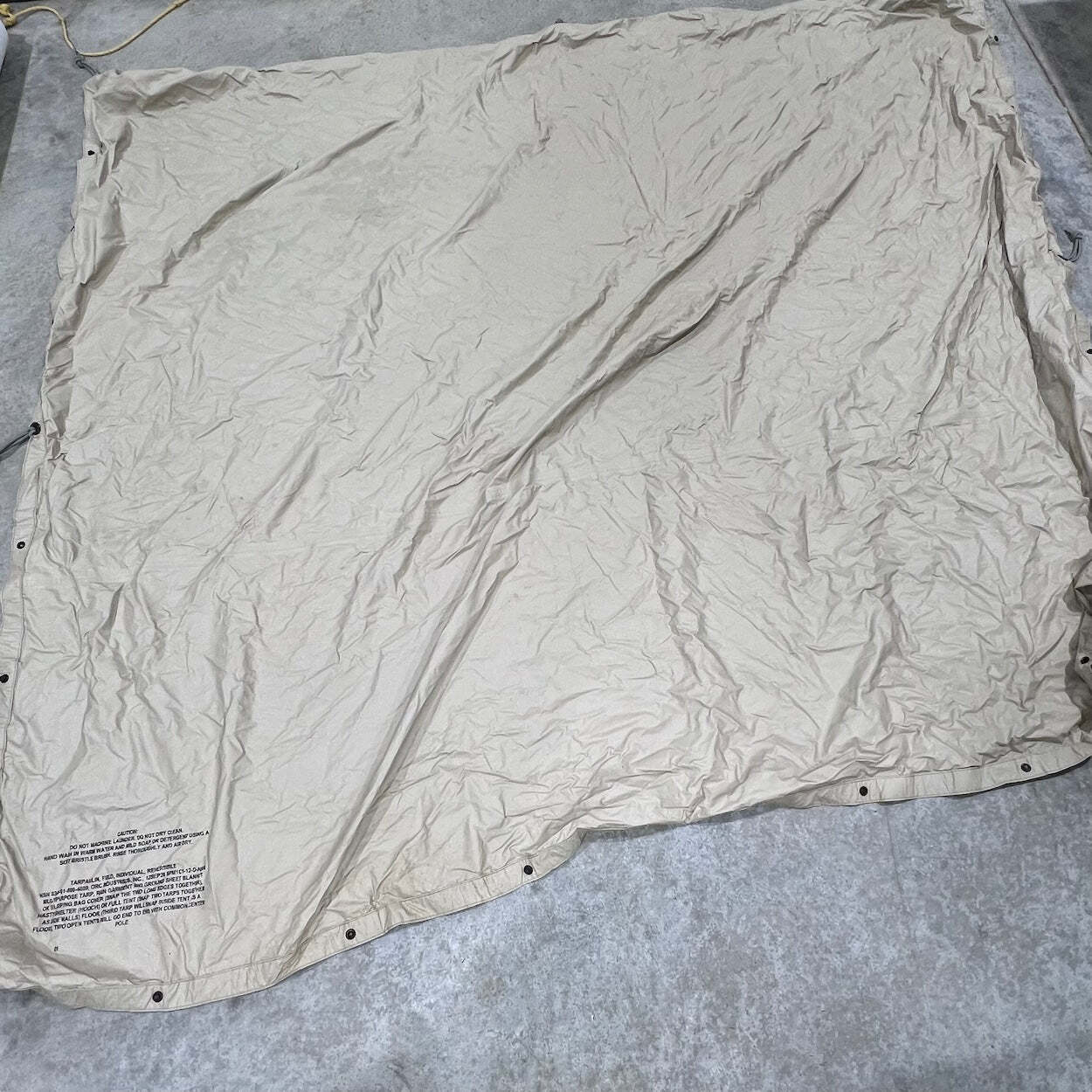 US Military GI Army Field Tarp Reversible