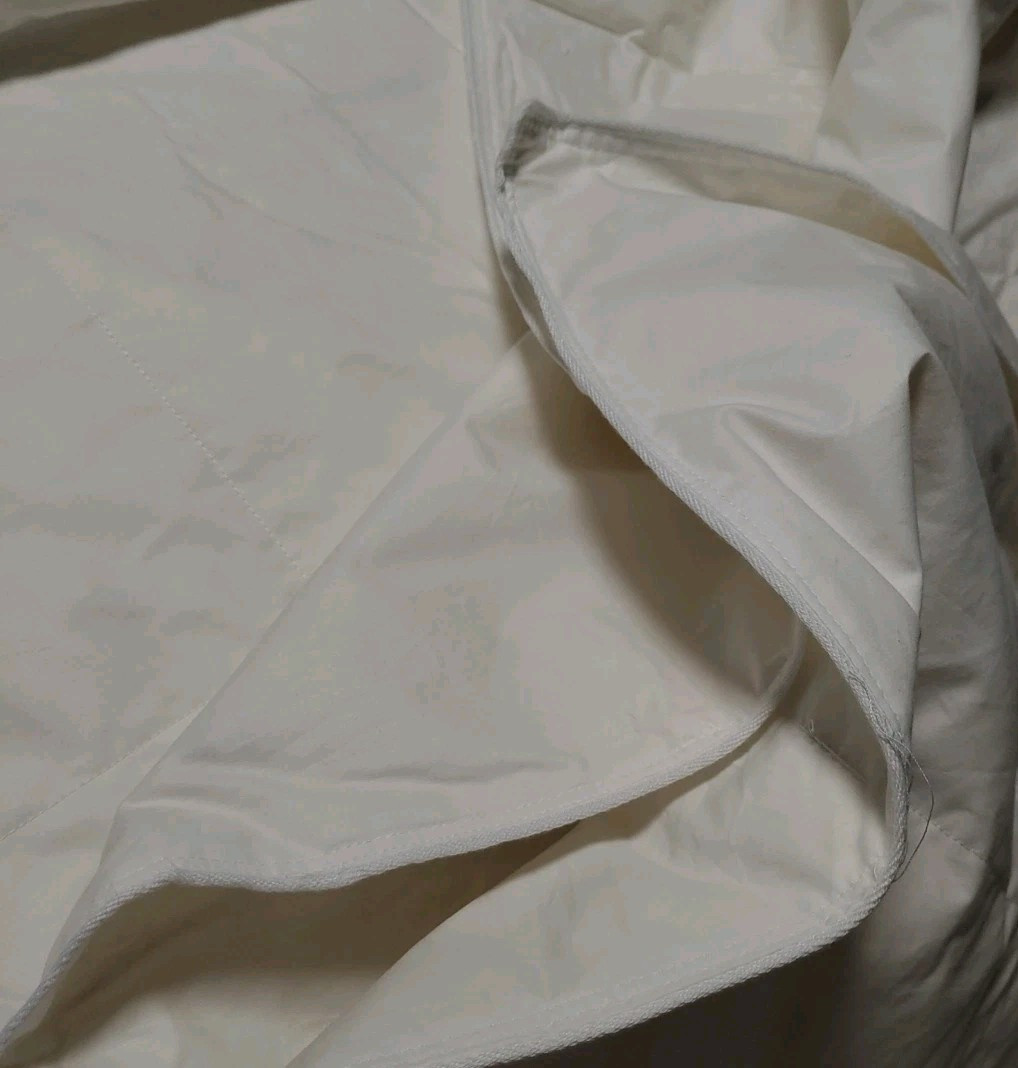 Tropical Star White Duck Down Filled 10 oz Blanket King Size 102" X 86"