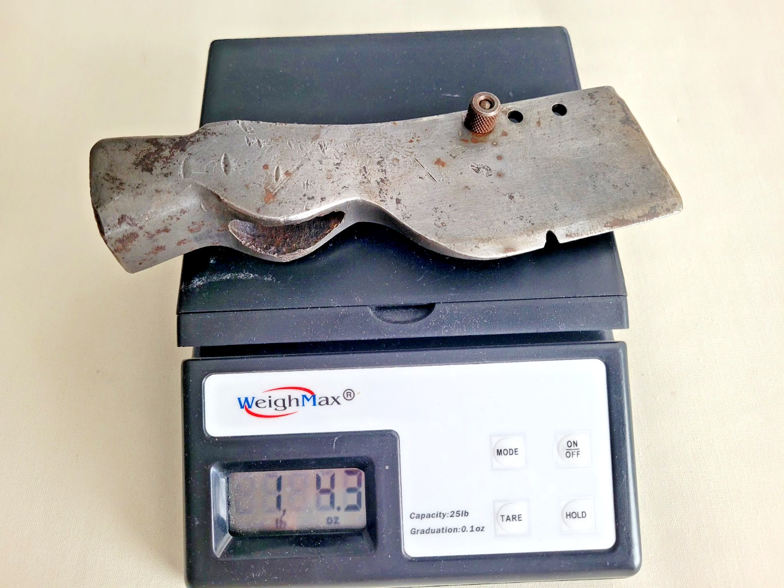 Vintage Lathe Roofing Shingling Hatchet Head 6 3/4" x 2" 1 Lb. 4.3 oz.