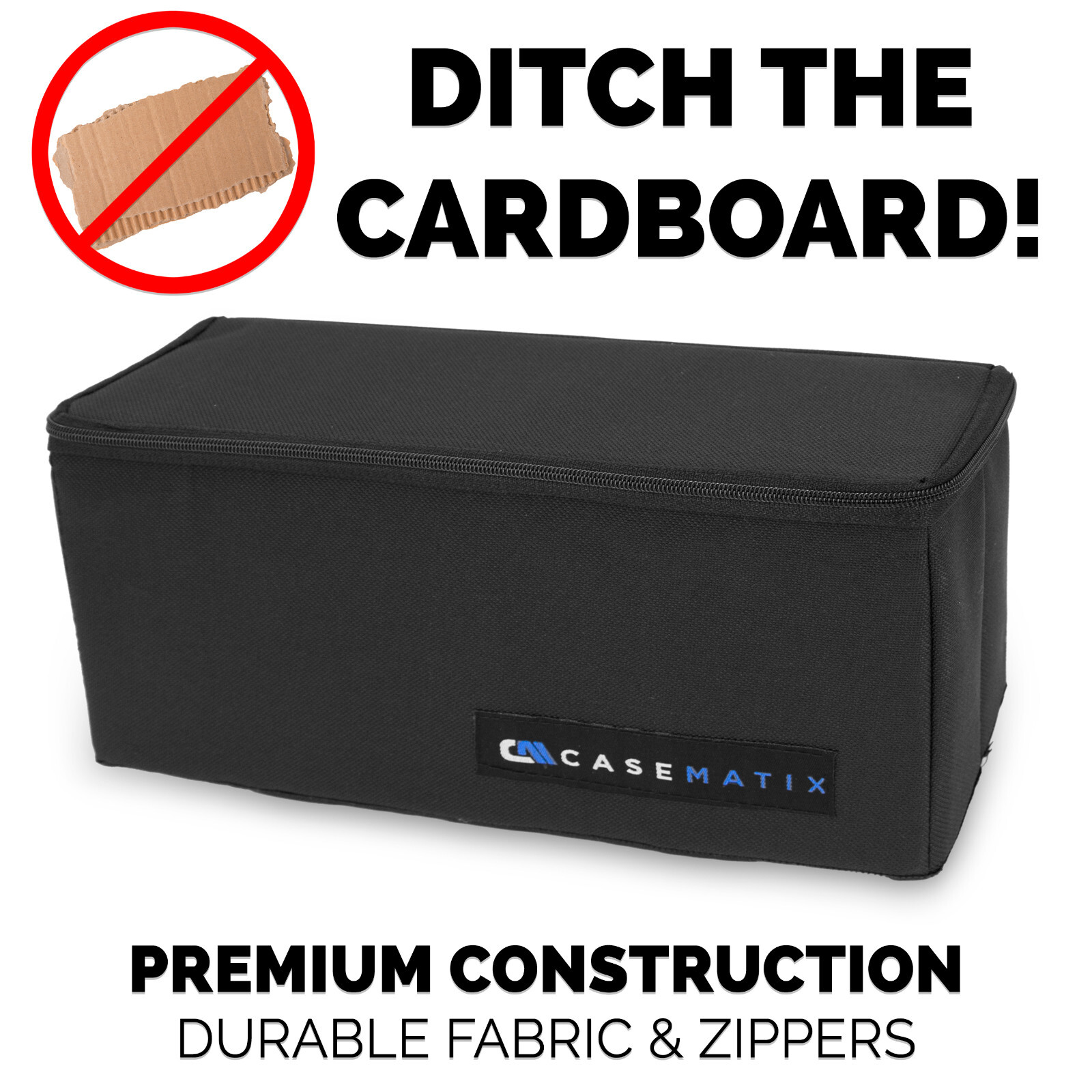 CM Graded Card Case - Light Duty Carry Case fits 30 BGS PSA Graded Sports Cards