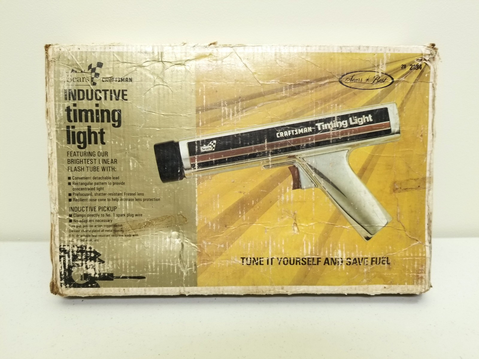 Vtg. Sears Craftsman Inductive Timing Light Gun 28-2134 w/Original Box UNTESTED