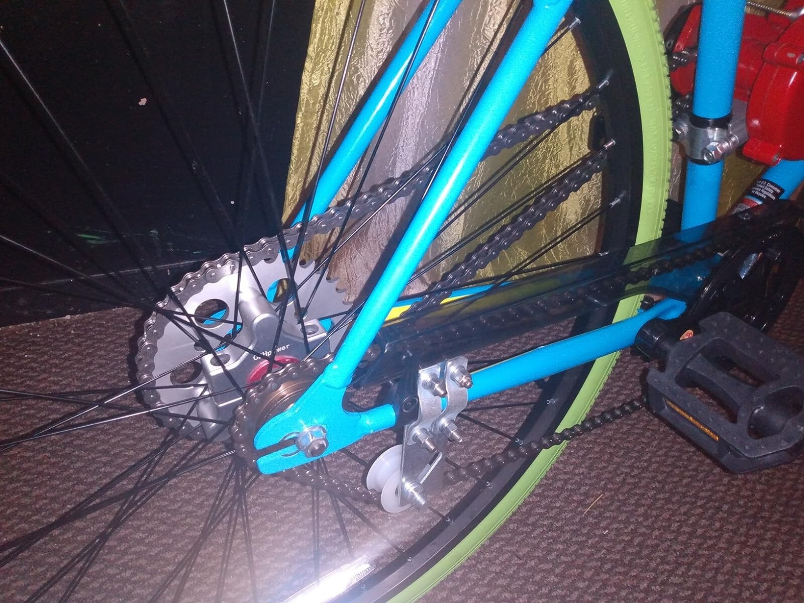 CDHPOWER Rear Hub Adapter 1.5" for Spoke Wheels Gas Motorized Bicycle Engine kit