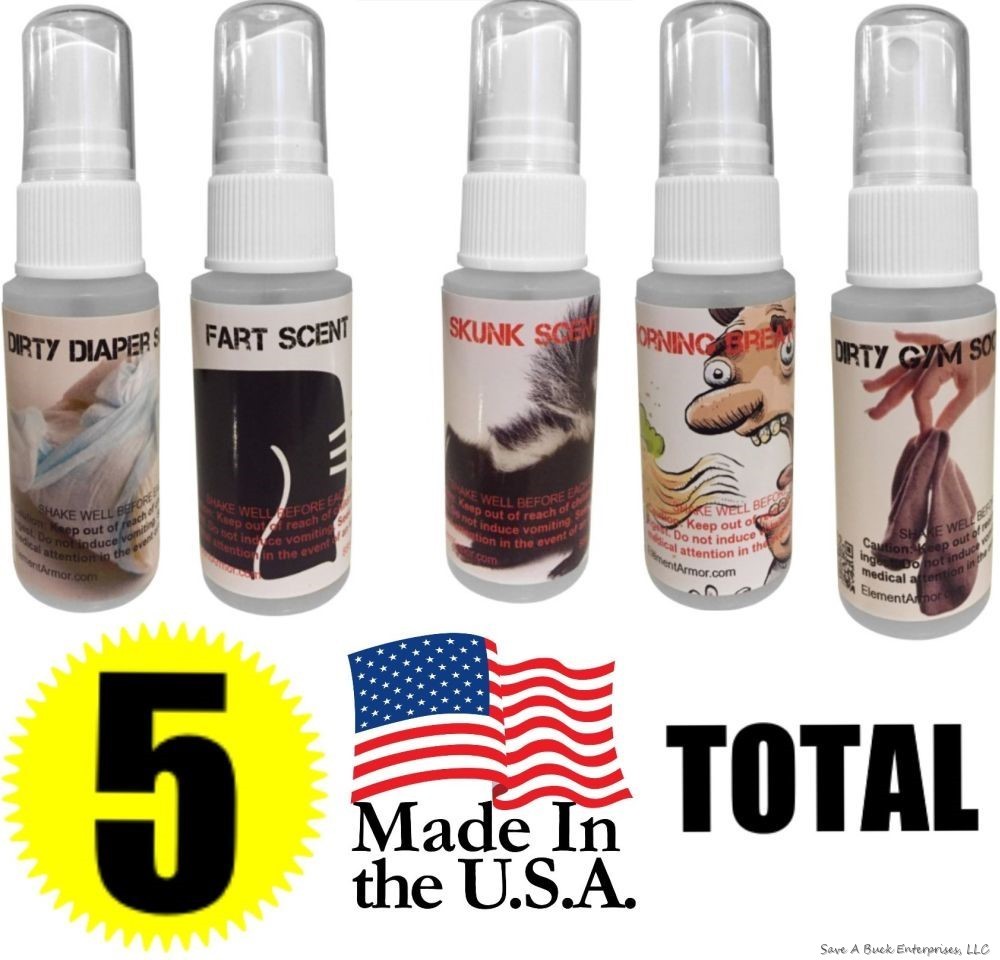 Fart Spray - Skunk - Bad Breath - Stink Socks - Diaper Ass - Liquid Bomb PRANKS