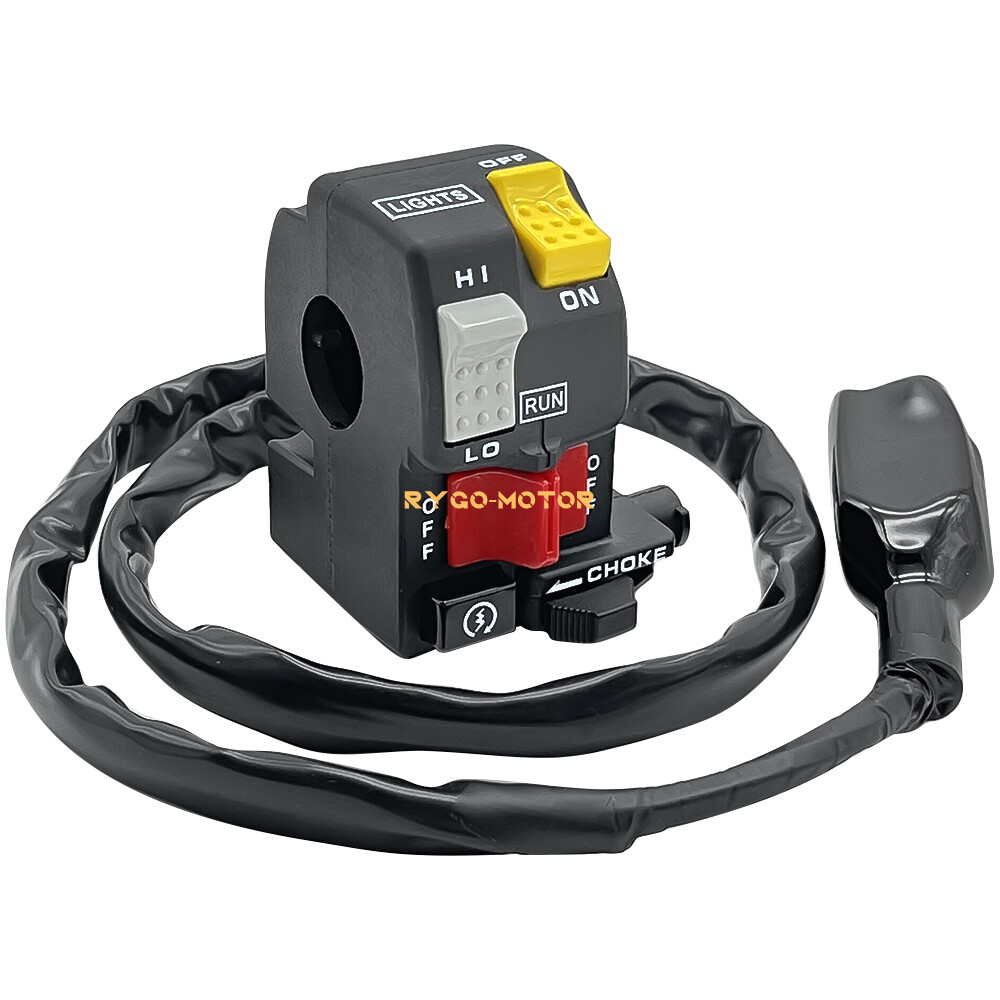 Handlebar Switch Start/Kill/Light/Choke For Honda ATC250ES Big Red 250 1985-1987