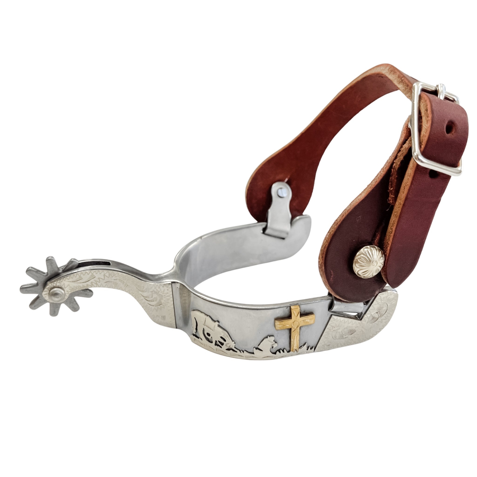 Sweet Iron Praying Cowboys Spurs Package - Mens