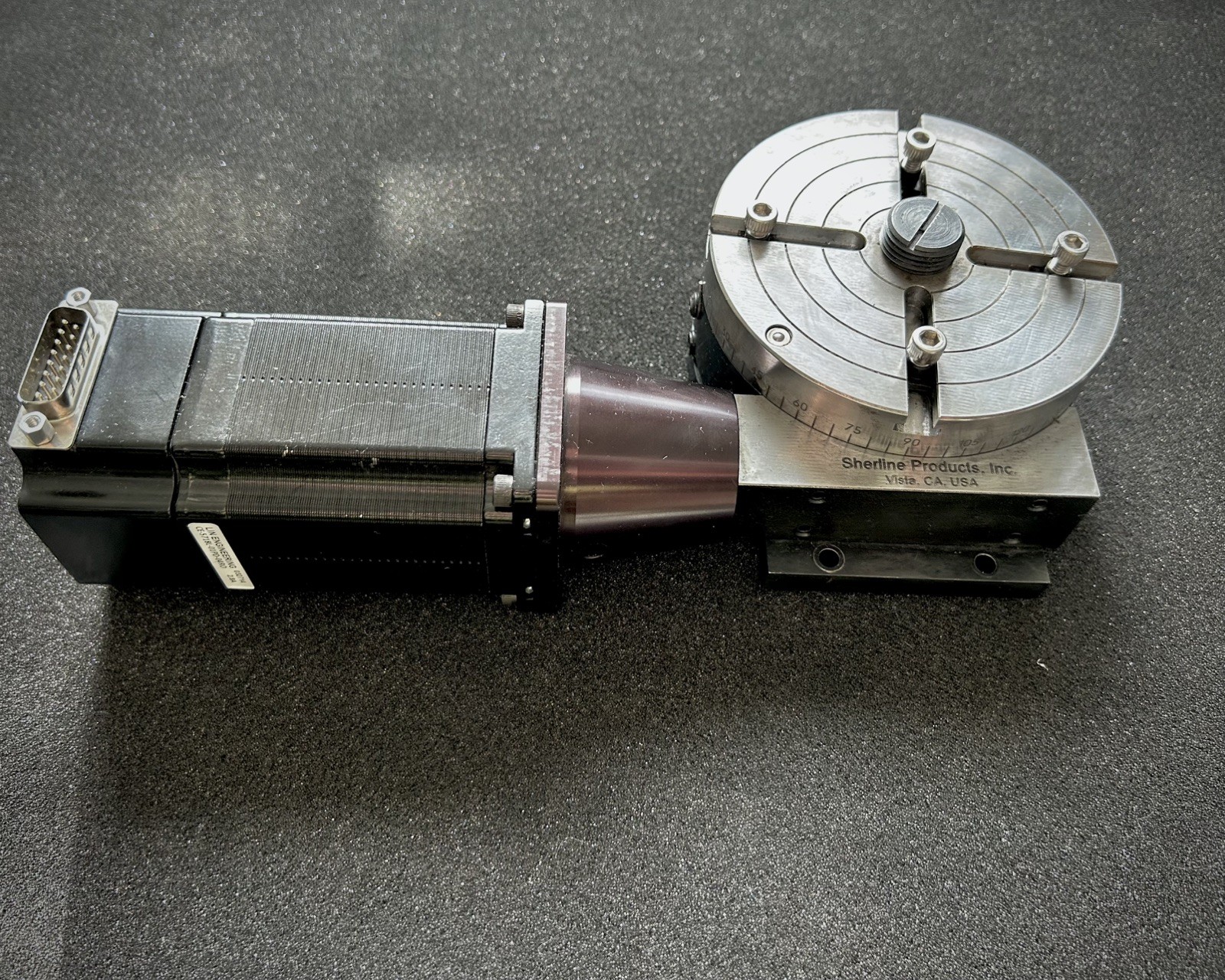 Sherline 3700 CNC Rotary Table with Lin Engineering Stepper Motor