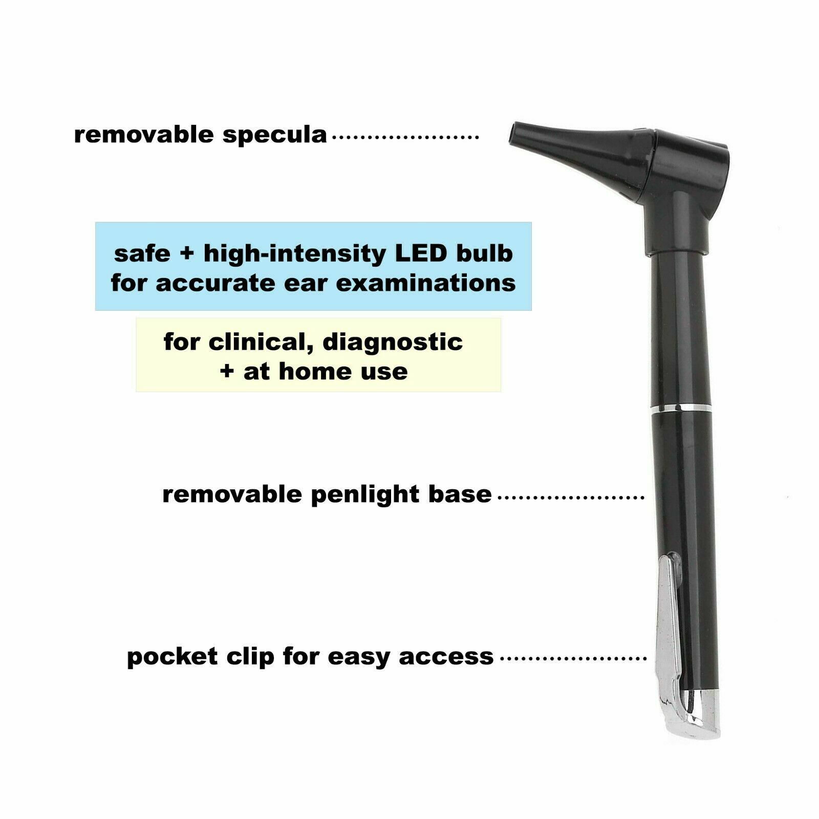 Complete Nurse Diagnostic Kit Blood Pressure Monitor,Stethoscope,Otoscope,+ More