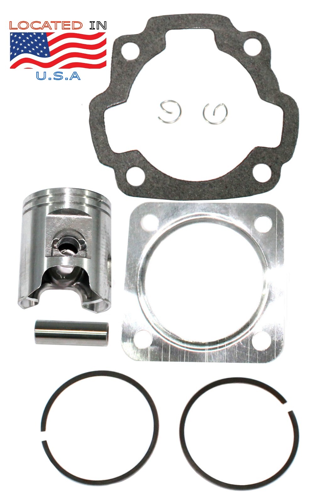Arctic Cat 90 Youth Y12 Cylinder Head Piston Kit Gaskets Clips Pin 2002-2004