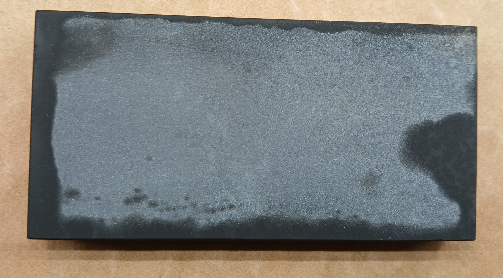4"x 2"x 1/2" Surgical Black Hard Arkansas Oilstone, Whetstone, Sharpening Stone