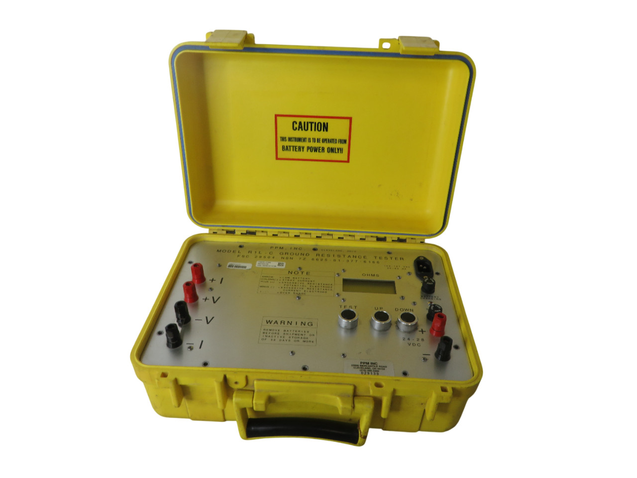 PPM Instruments R1L-C Ground Resistance Tester
