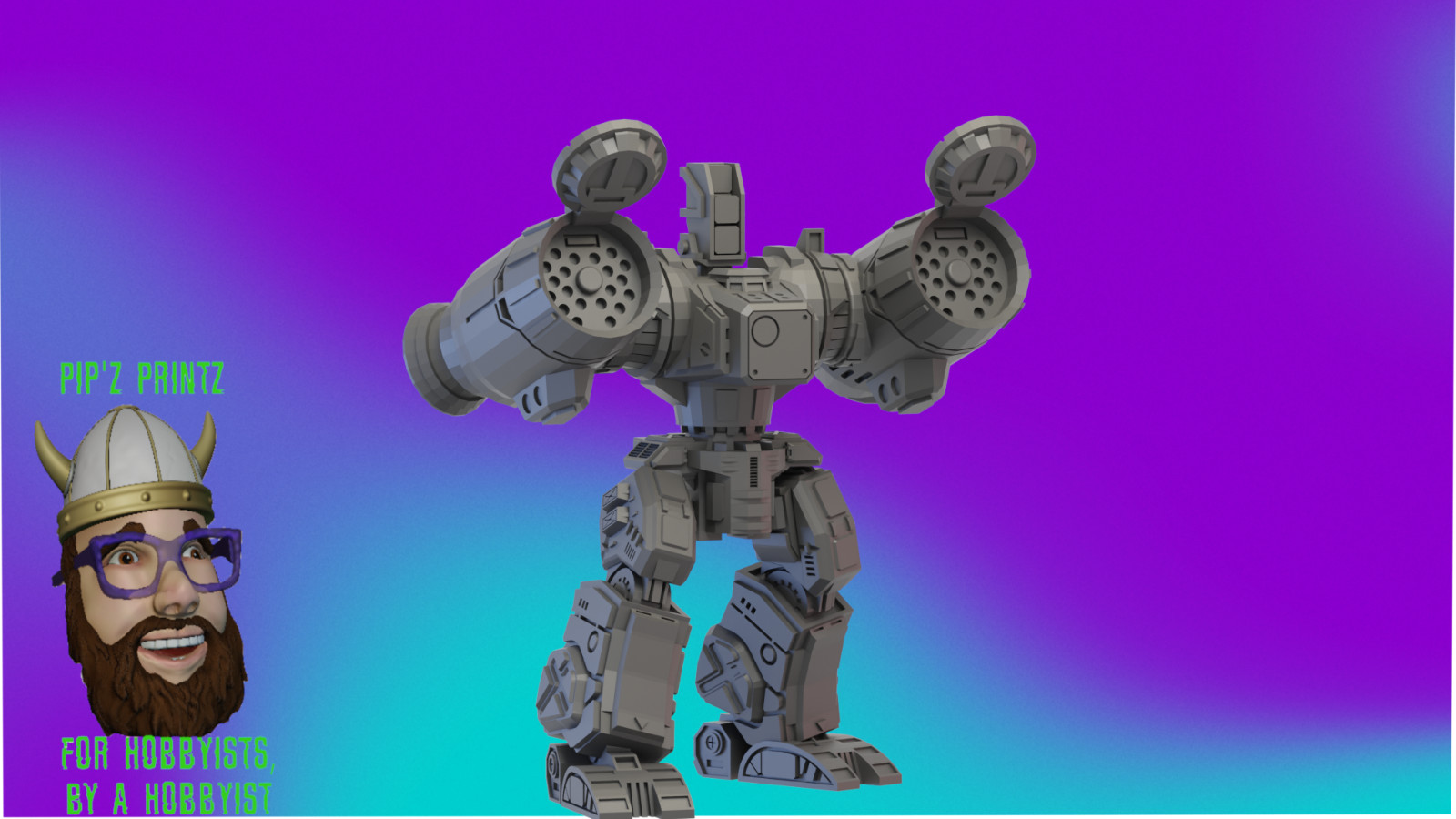 LGB Longbow Alternate Mech Model For Battletech 6mm-10mm-15mm