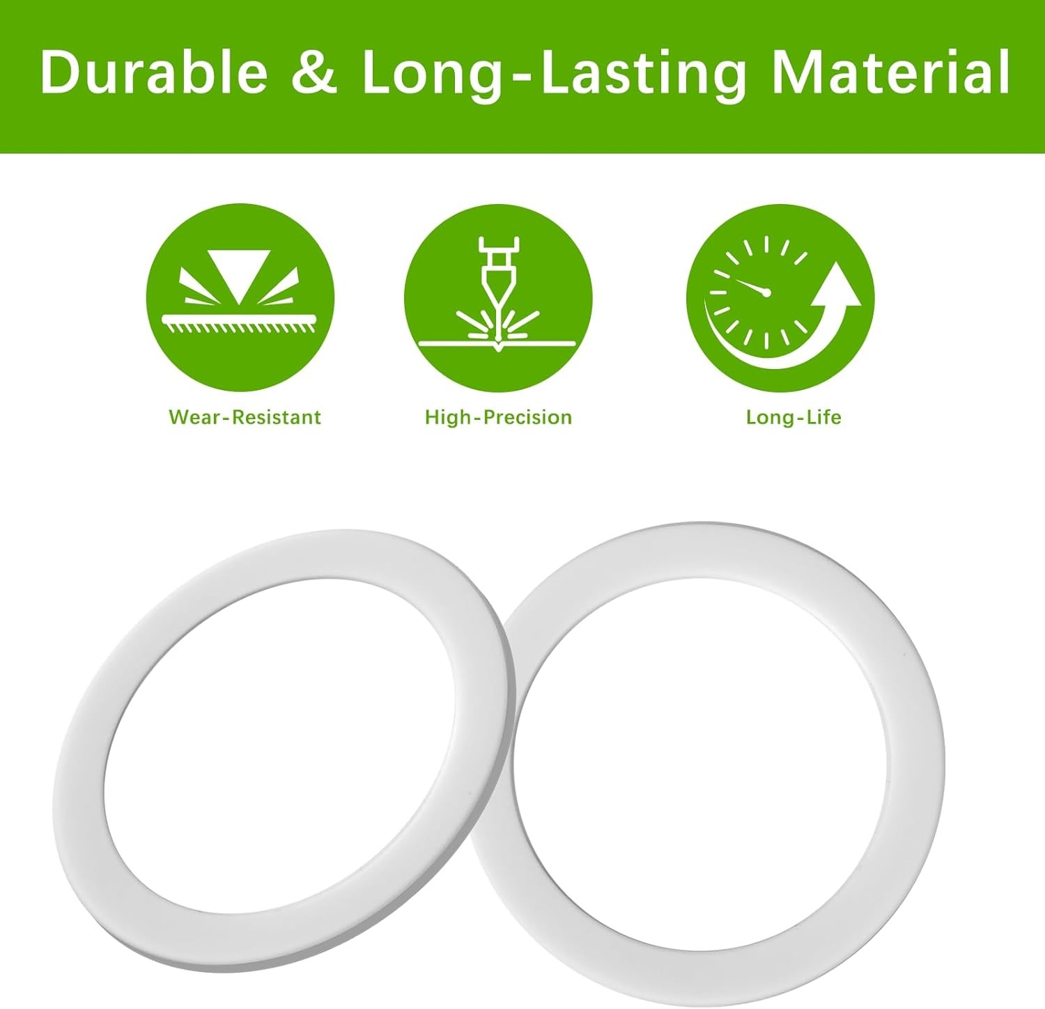 6-Pack 0297052 297052 Spray Paint Cup Gaskets for Titan CAPSpray Maxum white