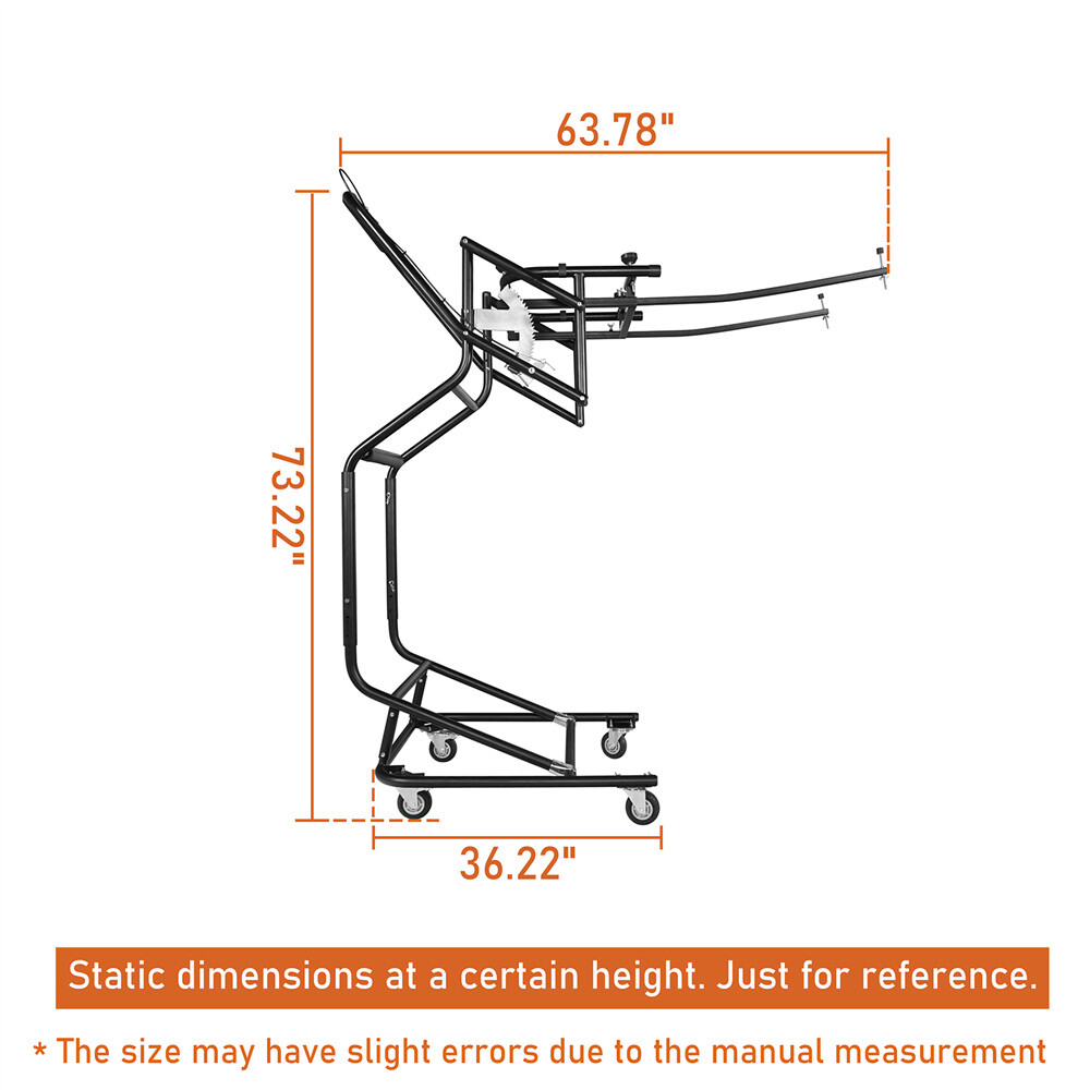 Hardtop Storage Removal Lift Cart Fit 97-24 Jeep Wrangler TJ JK JL & Ford Bronco