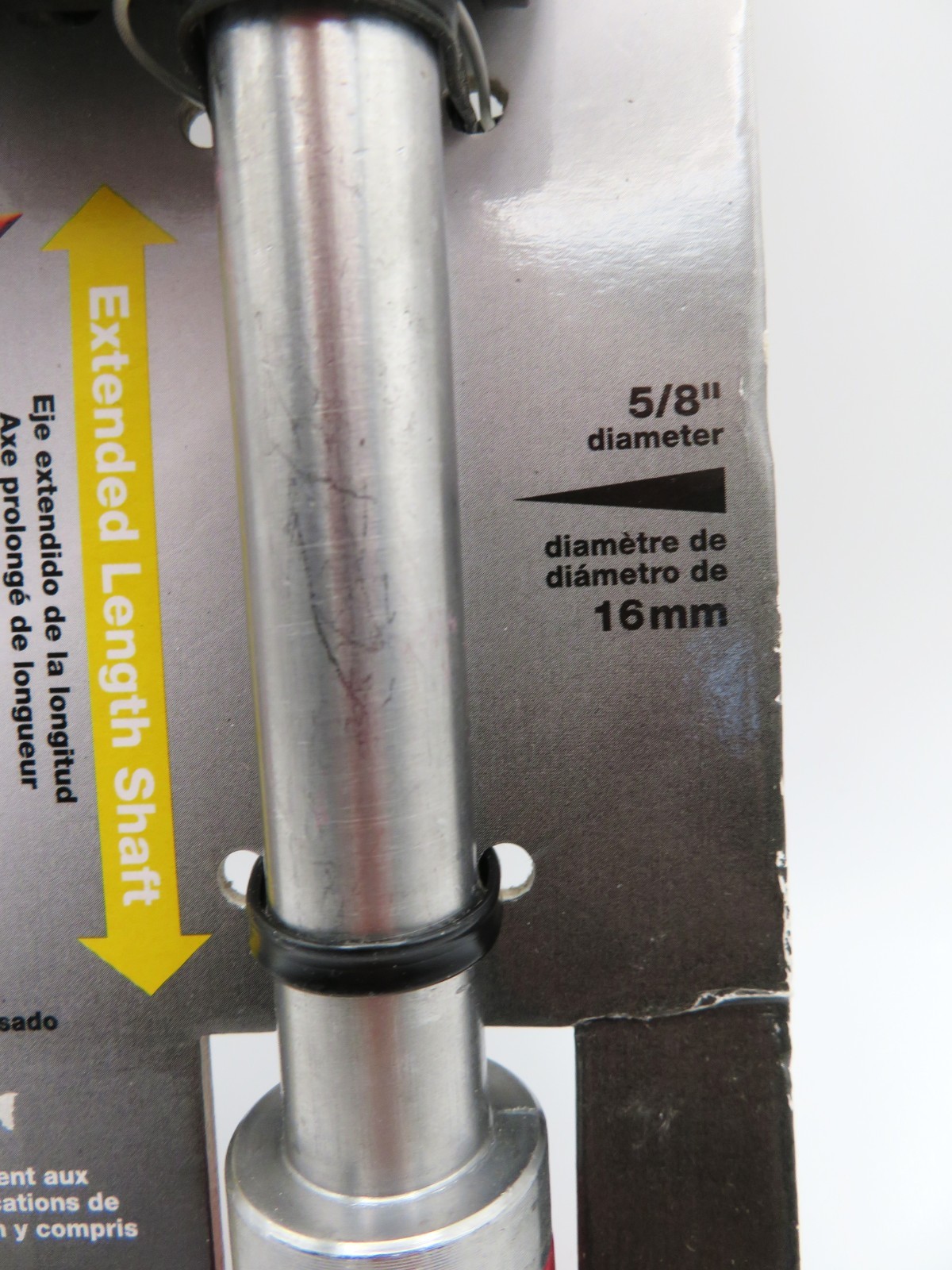 Stainless 5/8 Towing Receiver lock - Extended Length Shaft - Heavy Duty Trucks