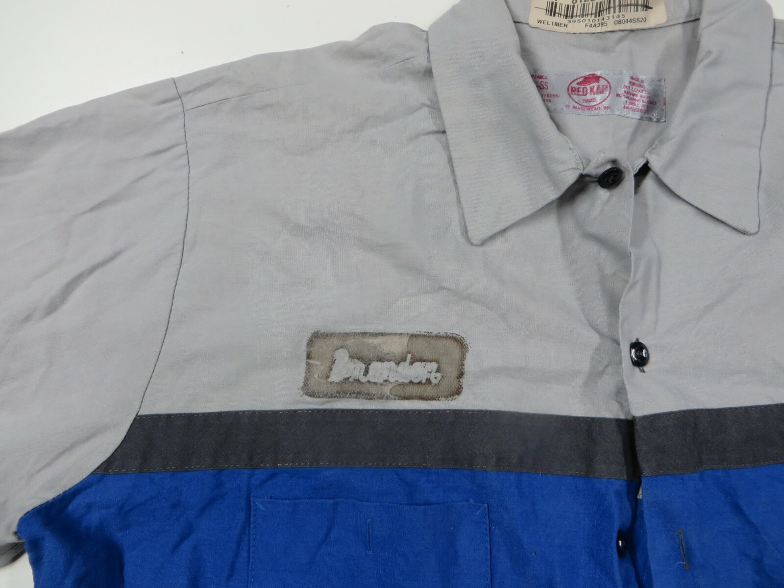 Red Kap Men's Mechanic Technician Automotive Work Shirt Uniform