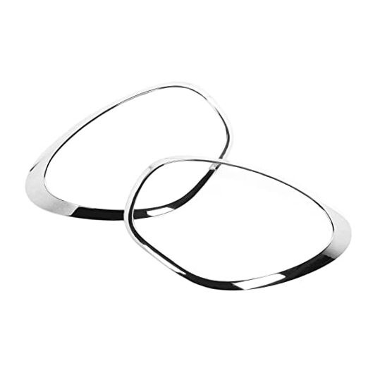 2pcs Headlight Ring Trim Bezel for Cooper R60 Countryman, ABS Chrome Left