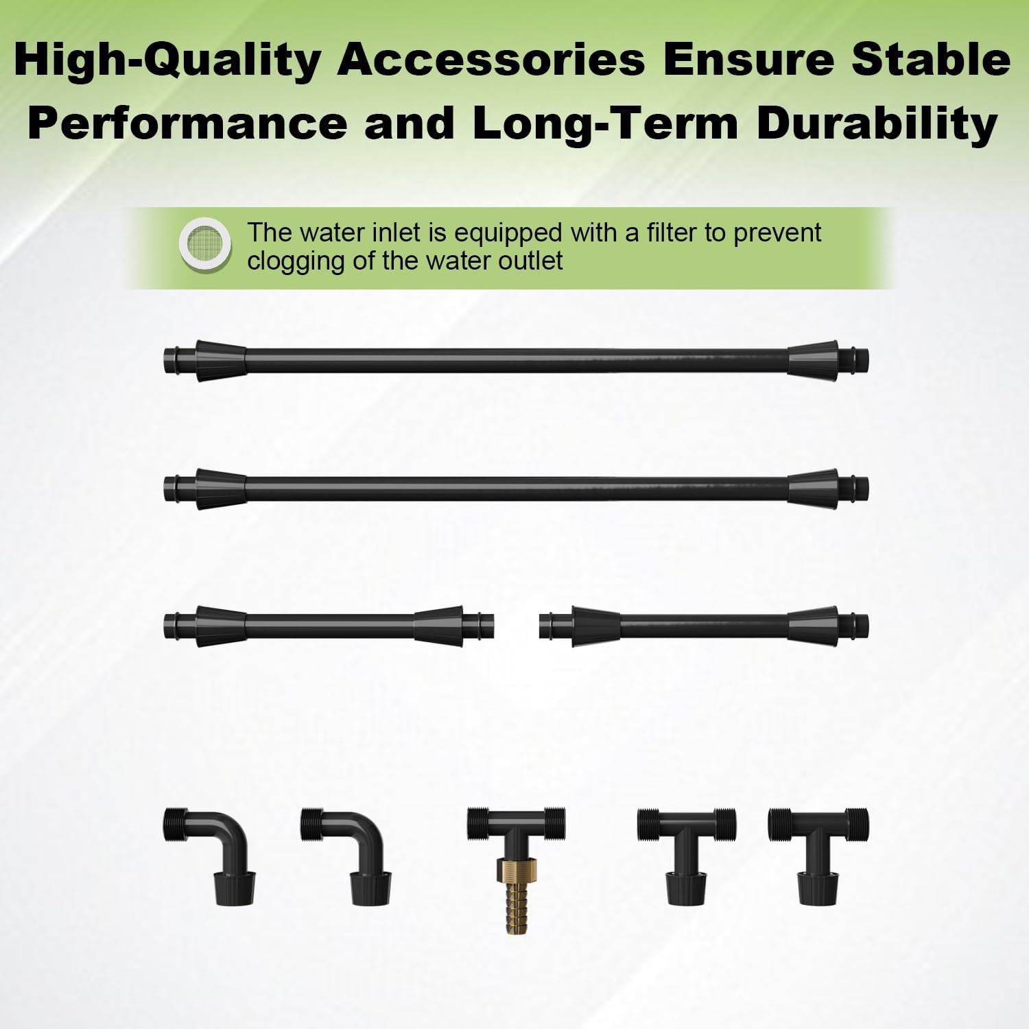 4-Nozzle Boom Sprayer Wand, Brass Fitting Sprayer, Wide-Coverage Agricultural