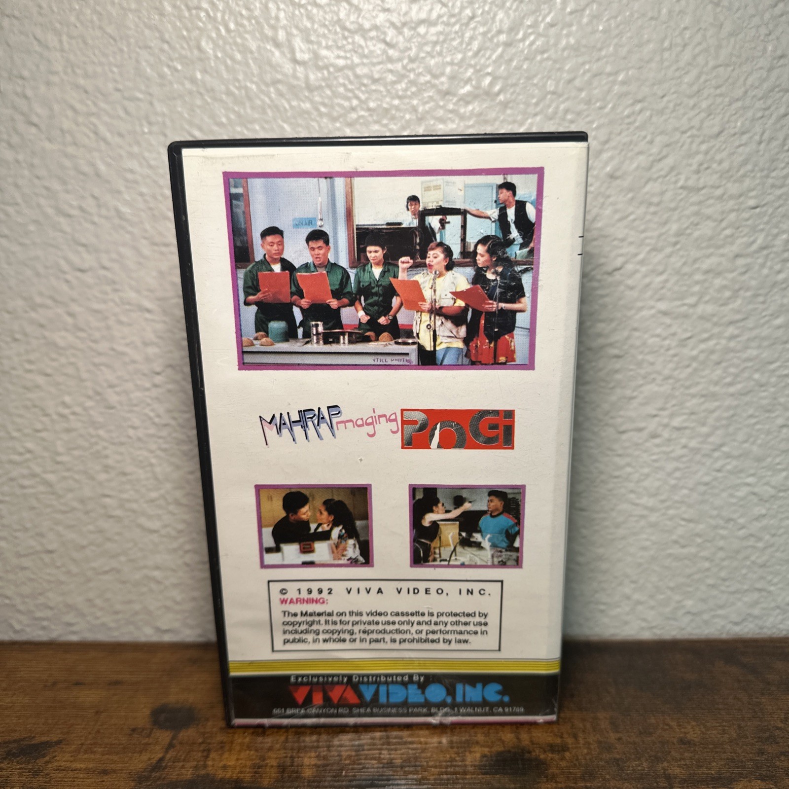 Ma Rap Mong Pogi VHS 1992 Tagalog Filipino Comedy Viva Video Dennis Padilla