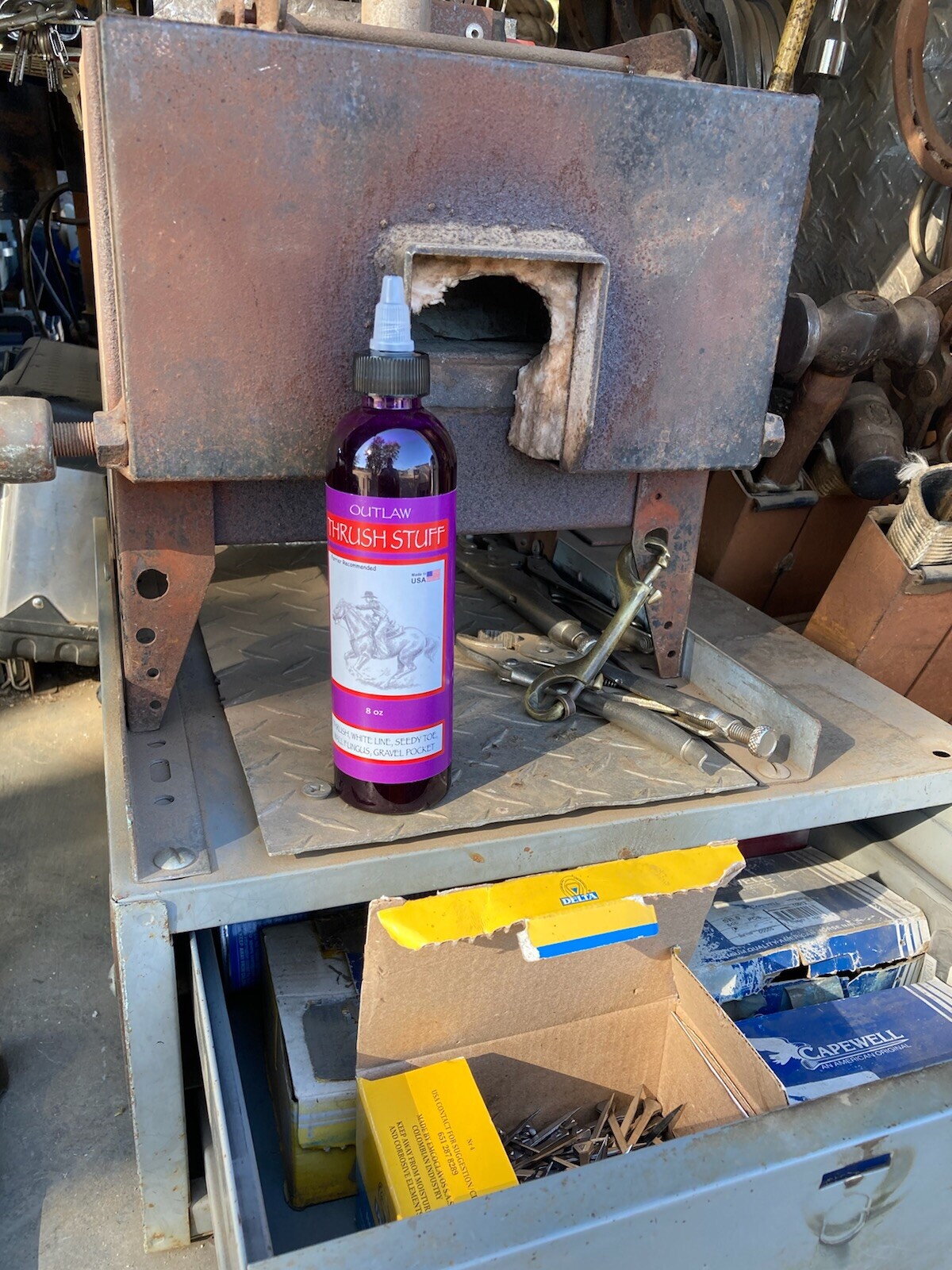 NEW 3 PACK!! Outlaw Thrush Stuff Treatment For Horses Hoofs And Abscesses Care