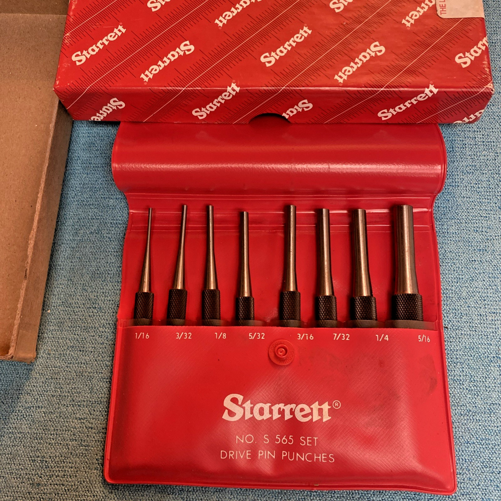 Starrett S565pc Pin Punches Set