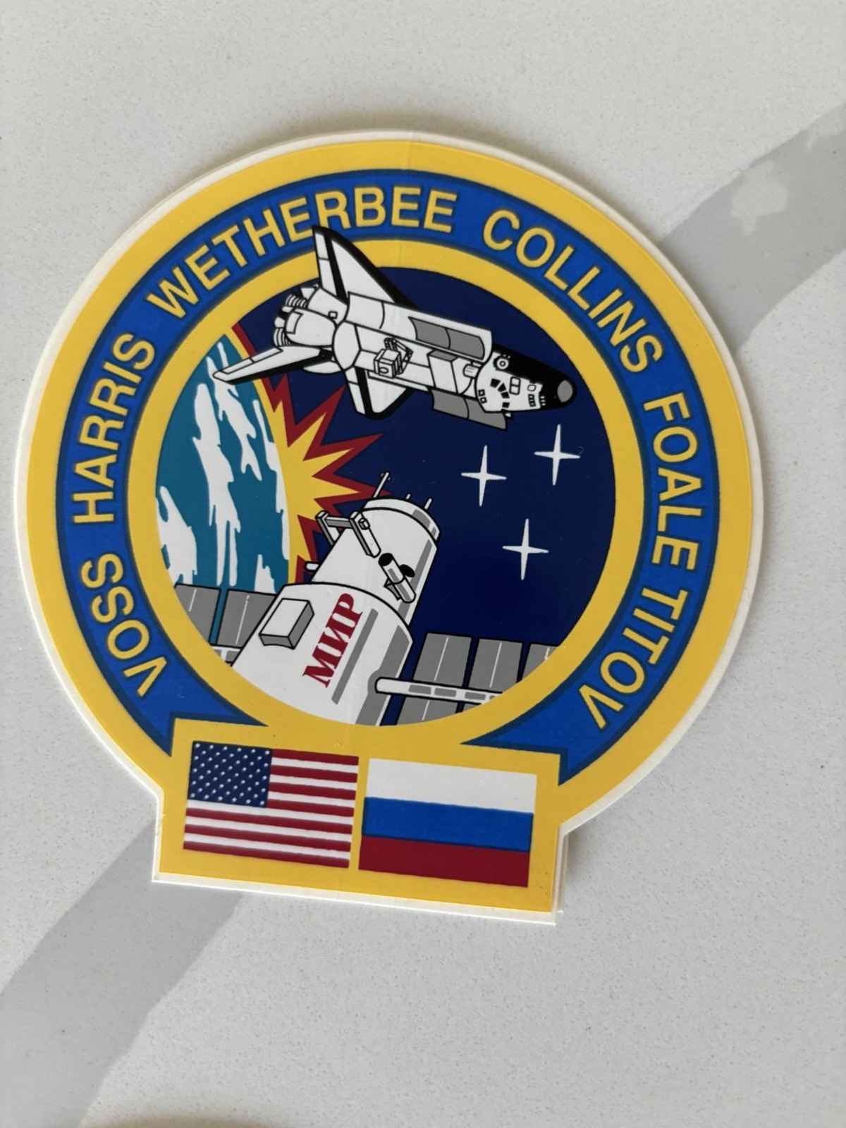 NASA And Other Space Shuttle Mission Patch Stickers