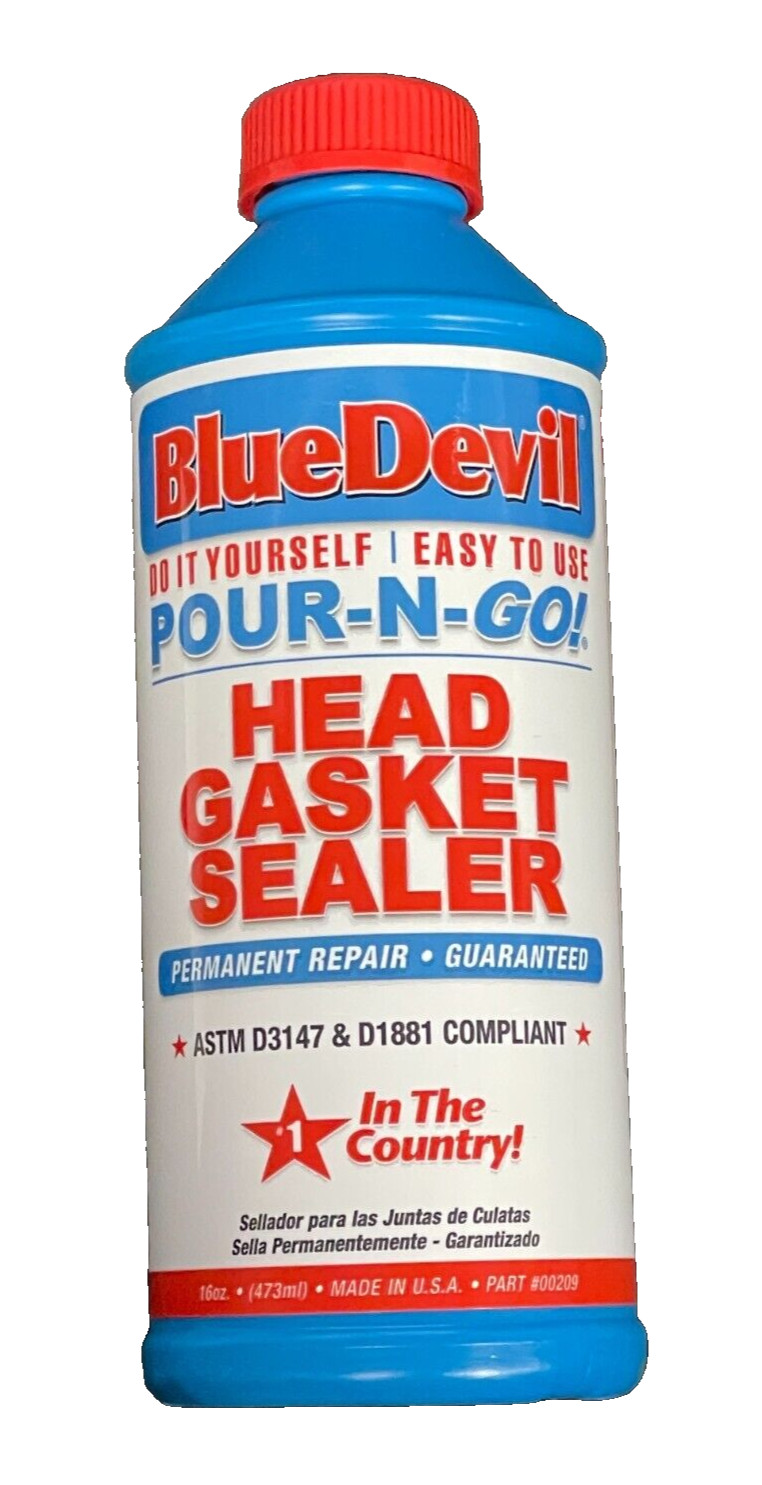 BlueDevil Head Gasket Sealer #00209 - 16 oz. Pour-N-Go! w/ 2X Sealing Power