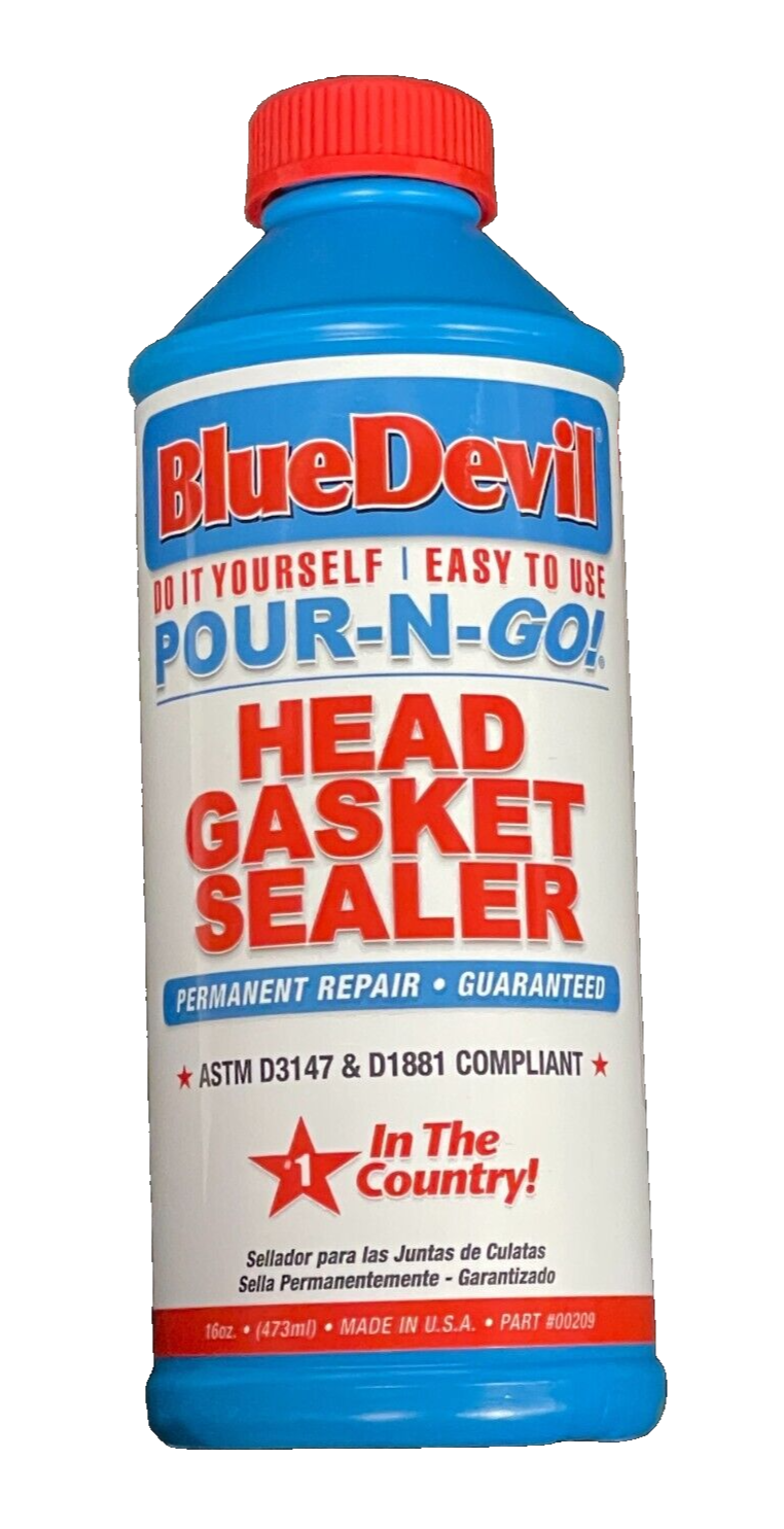 BlueDevil Head Gasket Sealer #00209 - 16 oz. Pour-N-Go! w/ 2X Sealing Power