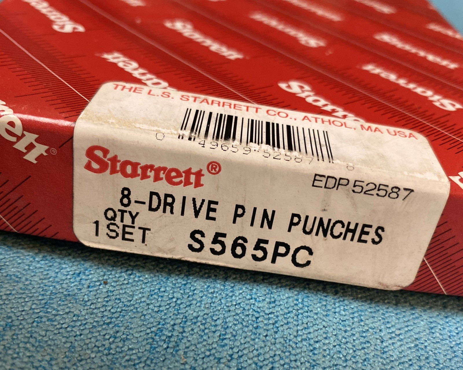 Starrett S565pc Pin Punches Set