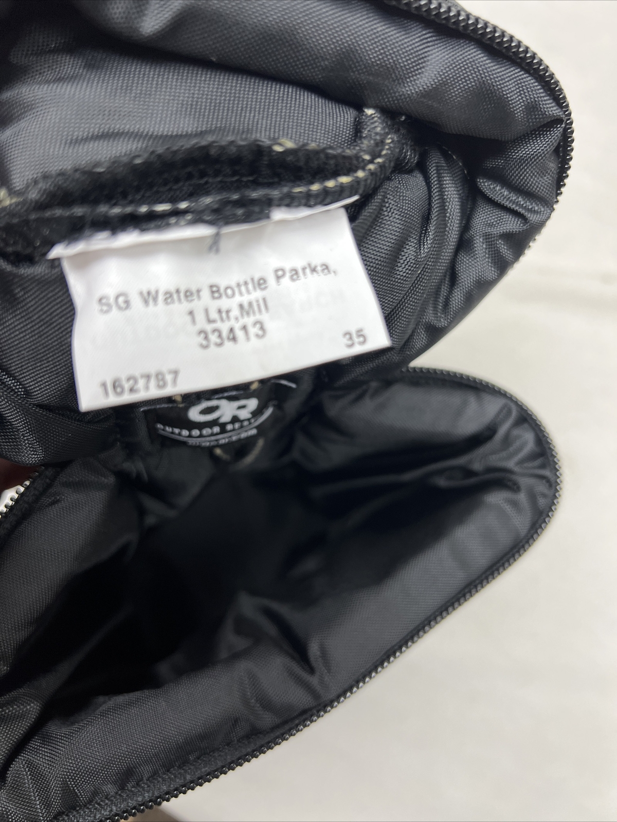 Outdoor Research SG 1 Liter Water Bottle Parka Black 1L MOLLE Military 33413