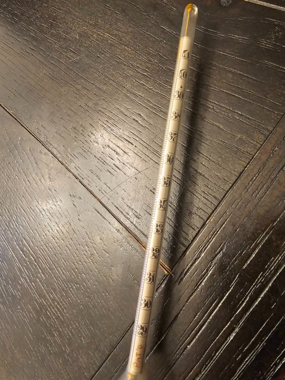 Hygrometer 15" Petroleum Refinery API Scale Mod 141.5 Temp 60F Nurburg BX1