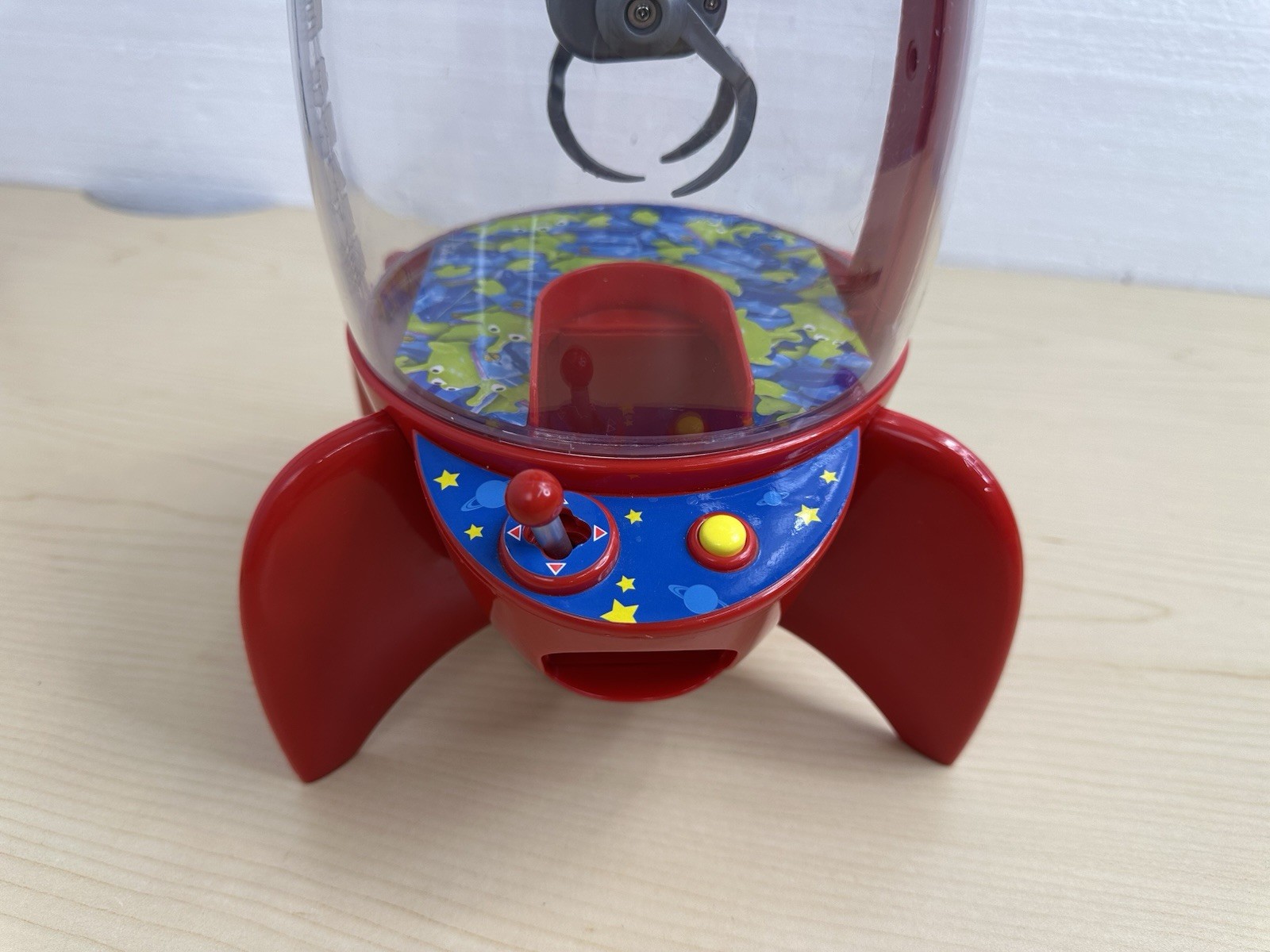 Disney Pixar Toy Story Pizza Planet Space Crane Claw Machine with Aliens Works!