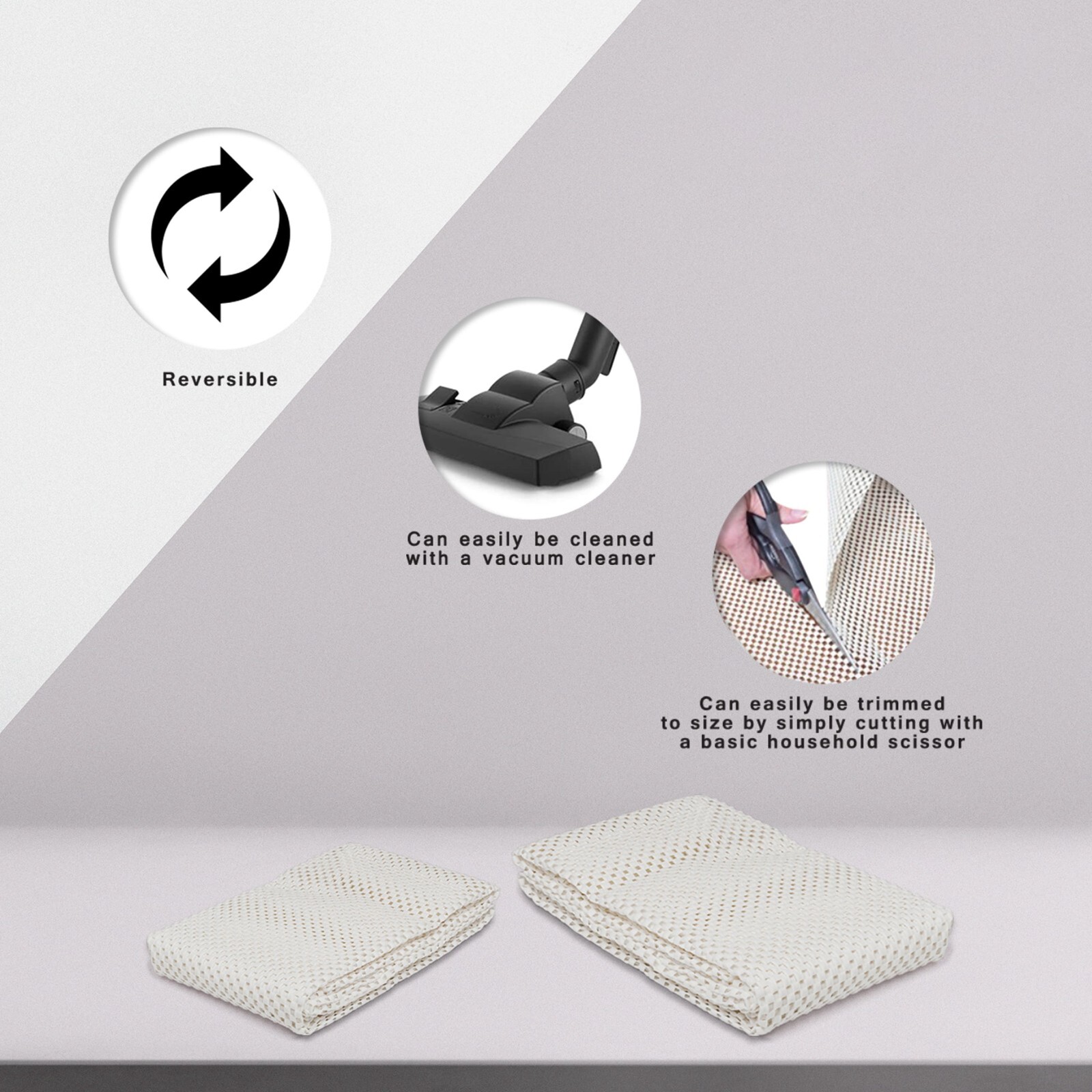 Nevlers 10' x 14' Heavy-Duty Non-Slip Rug Pad