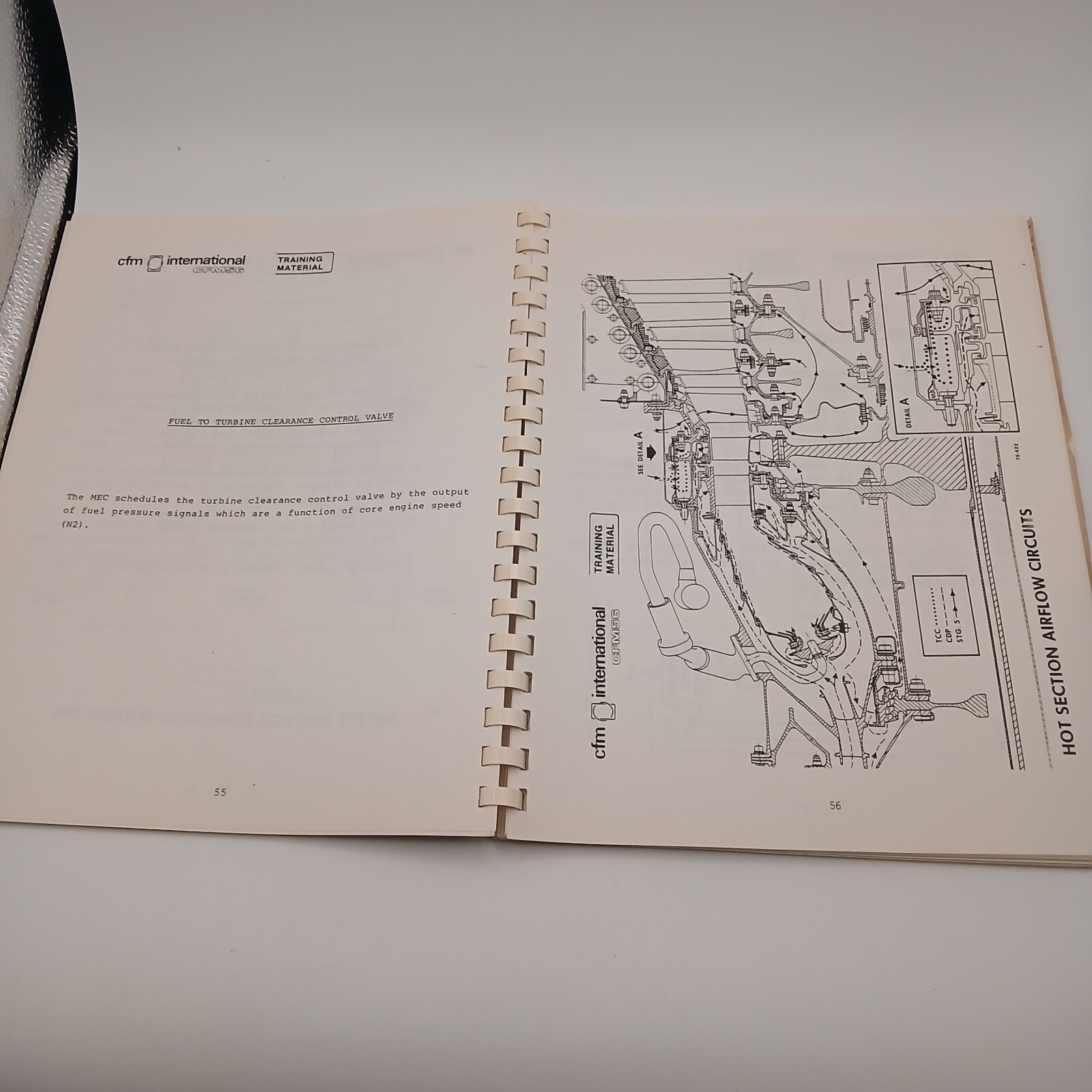 Vintage CFM International CFM56 Turbofan Engine - Engine Systems Training Manual