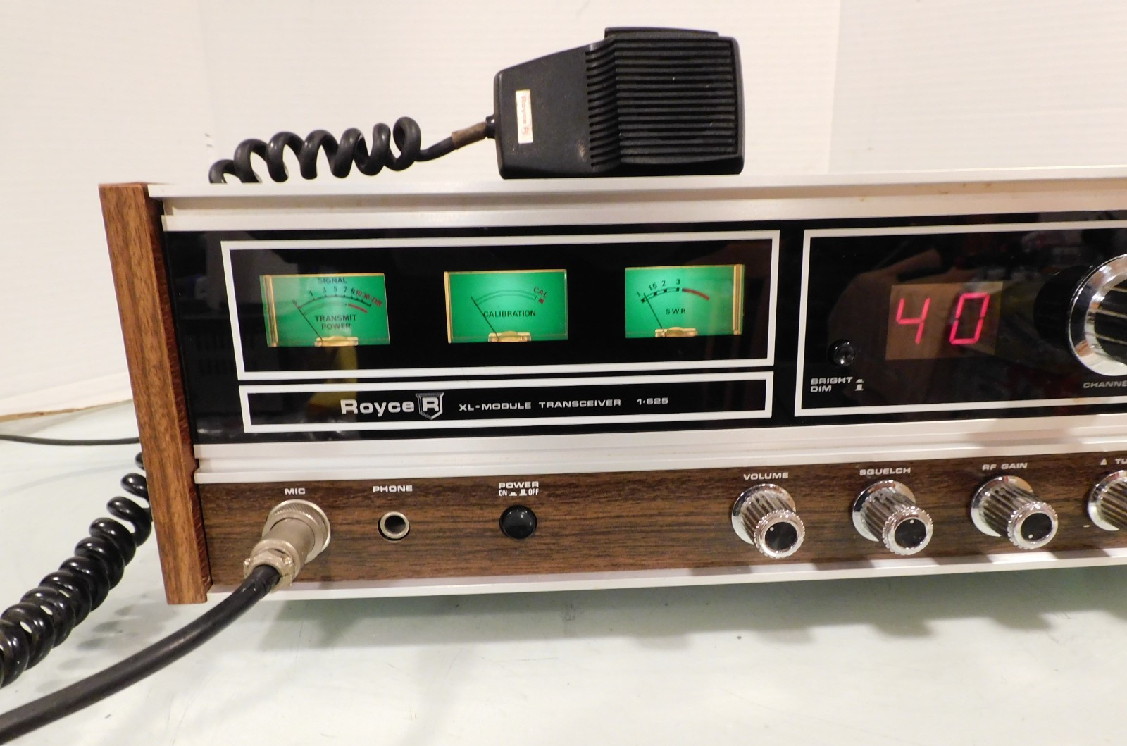 Royce 1-625 40 Channel CB Radio Base Station Excellent Condition