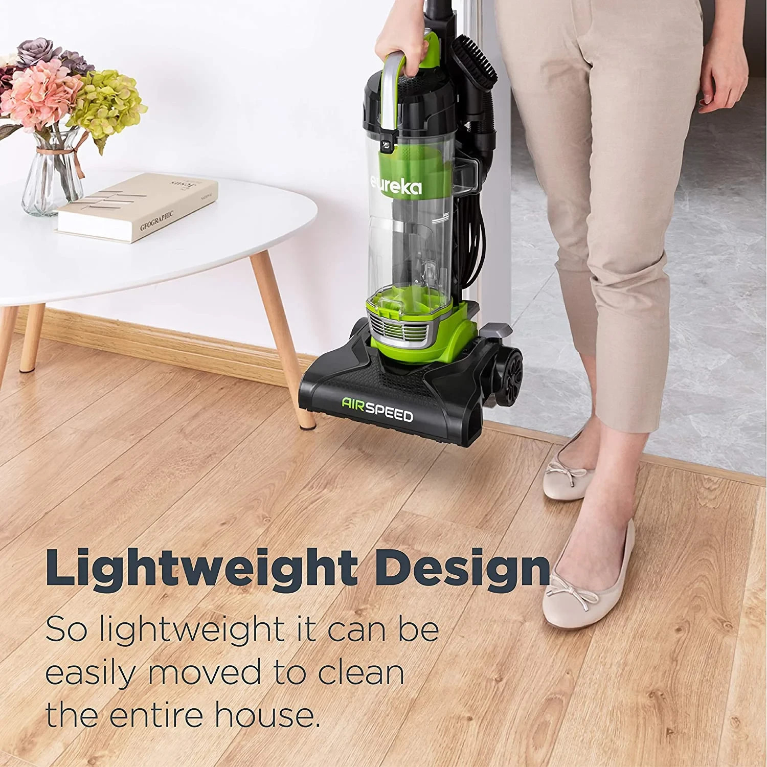 Eureka Airspeed Bagless Upright Vacuum Ultra Lightweight NEU100 Green/Black New