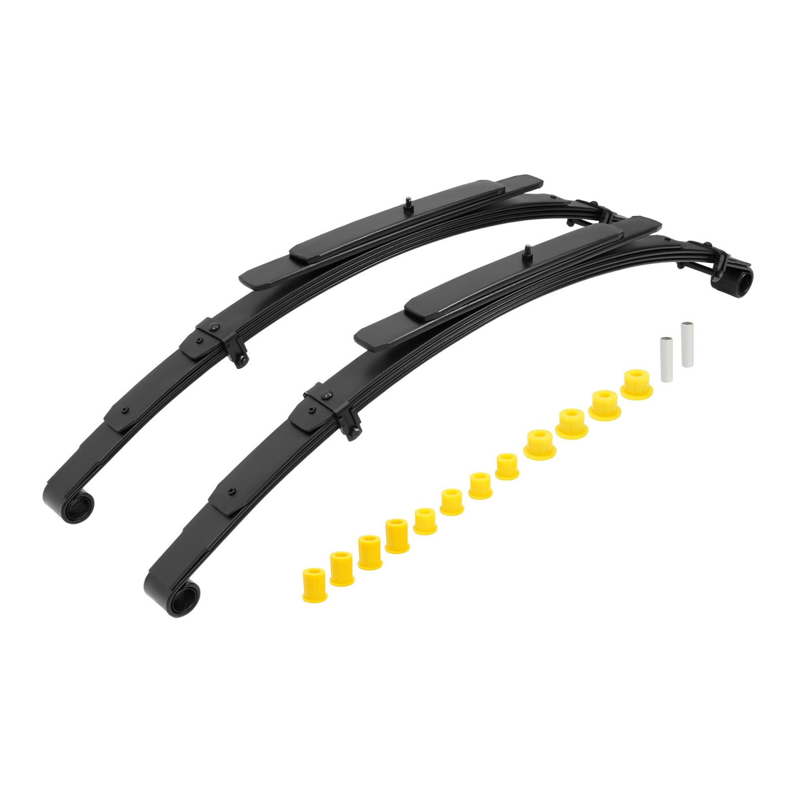 1.5" Lift Rear Leaf Springs For Nissan Xterra 4.0L 2005-2014 w/ Bushing Kit Pair