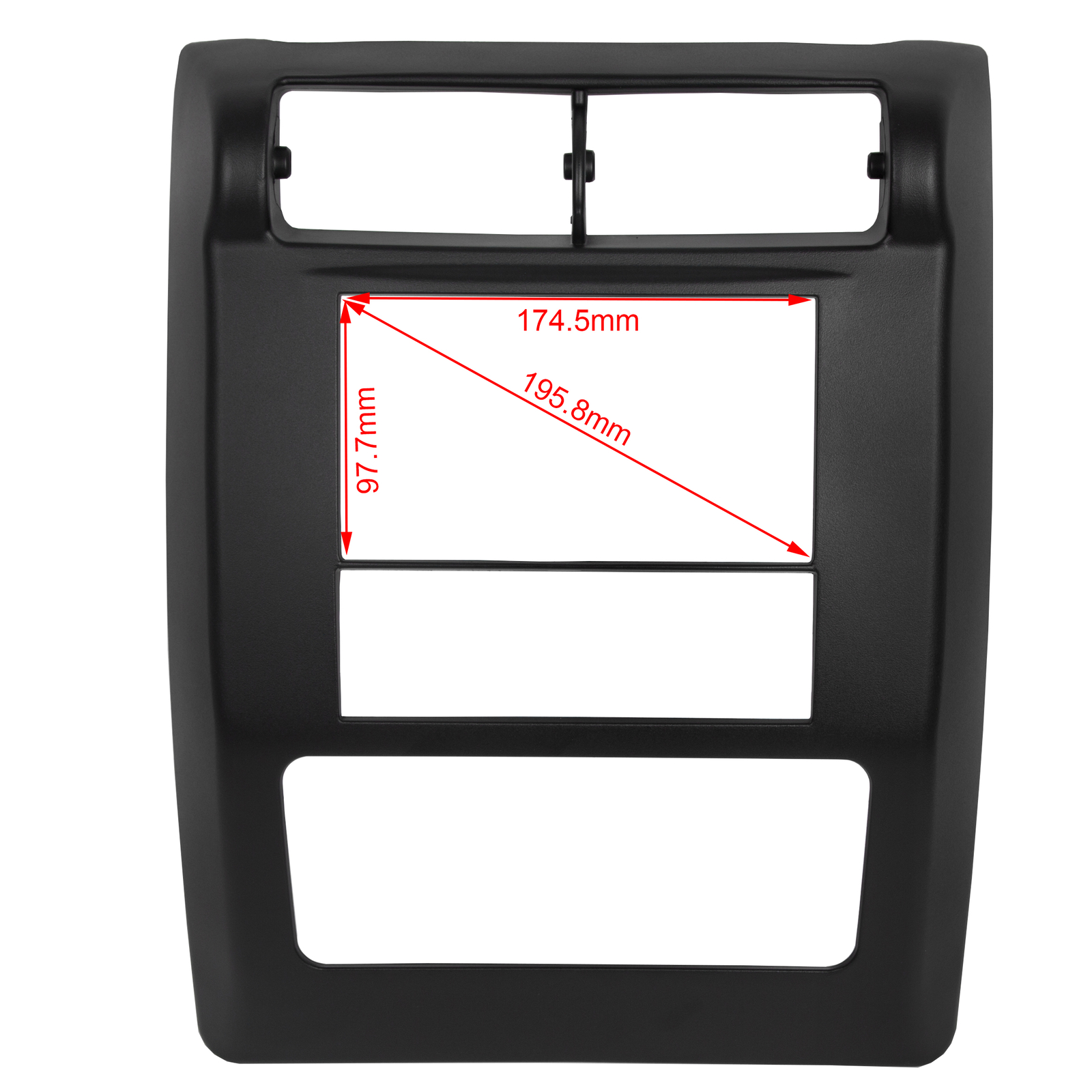 For 2003-2006 04 05 Jeep Wrangler TJ Double Din Radio Dash Kit w/ Wiring Harness
