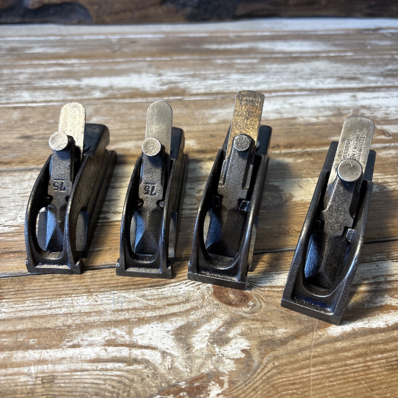 Vintage No. 75 Bullnose Rebate Planes by Stanley & Record