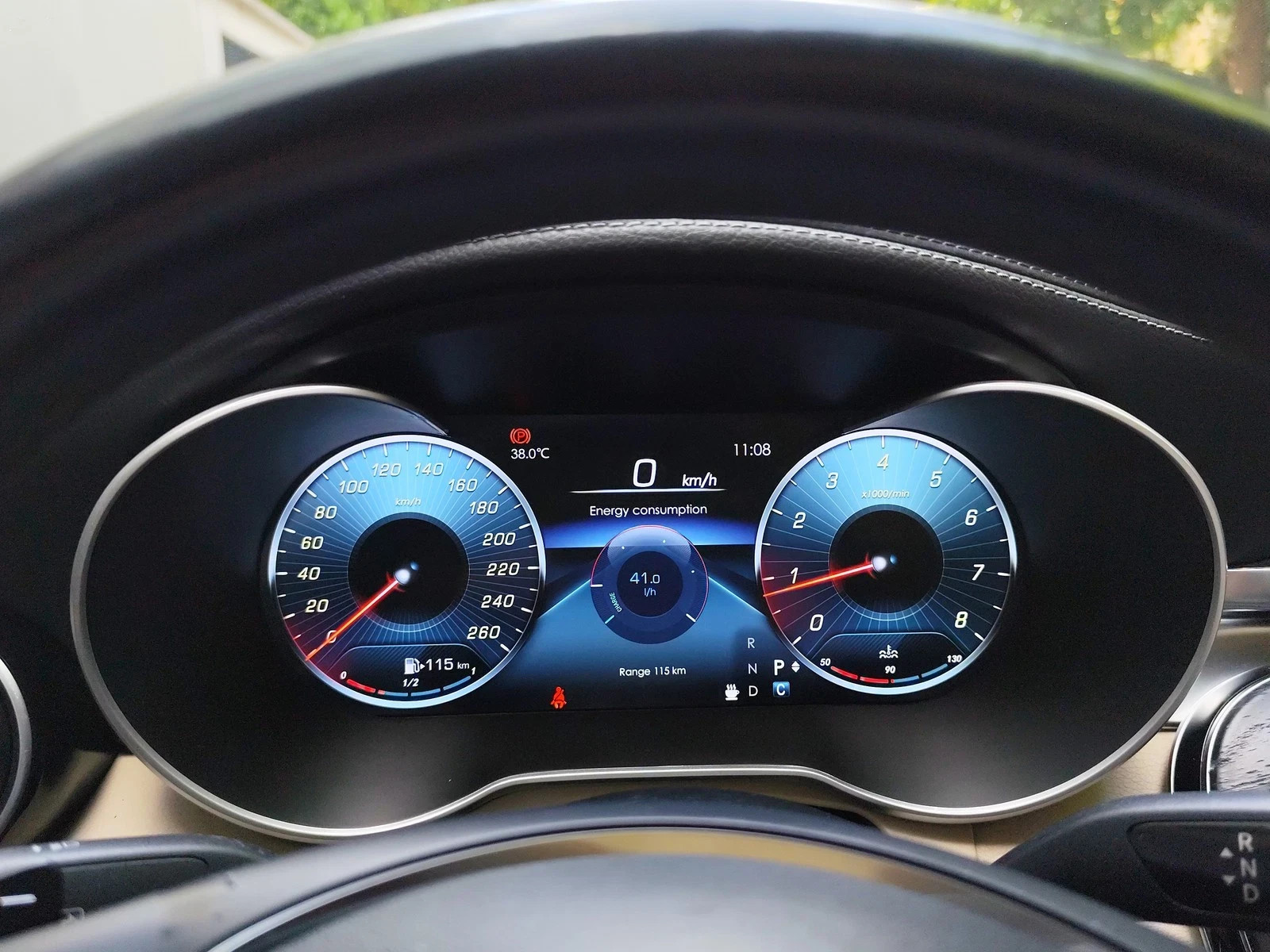 12.3" LCD Digital Instrument Cluster For W205 15-18 /GLC X253 2016-2019 US Stock