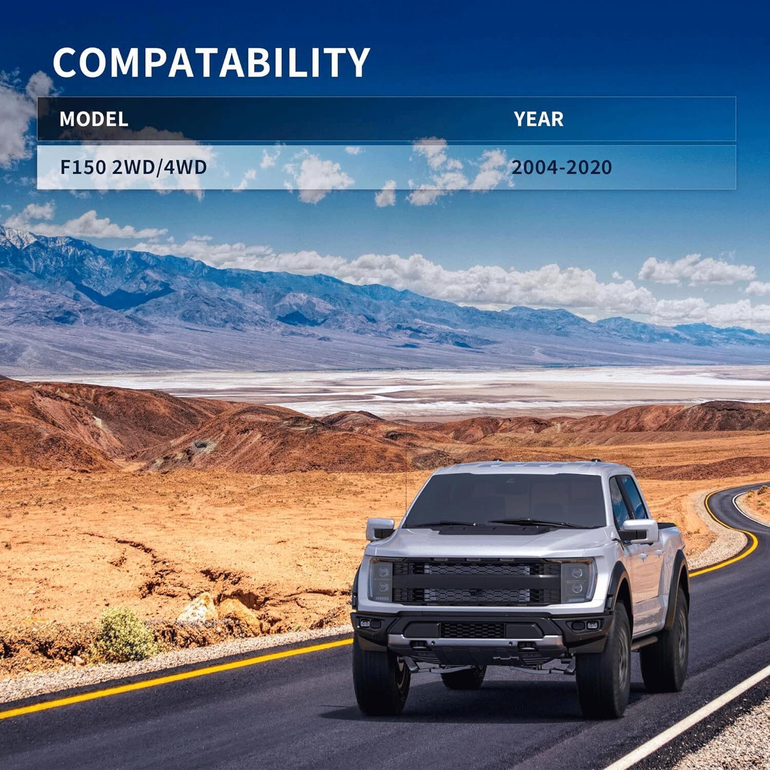 3" Front 2" Rear Ford F150 Leveling Kit Lift Kit For 2004-2020 Ford F150 2WD 4WD