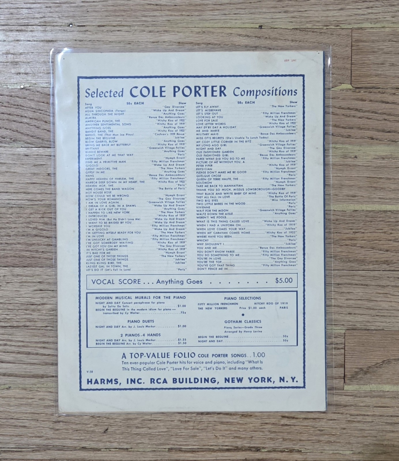 (8) Vintage Music Sheets Lot